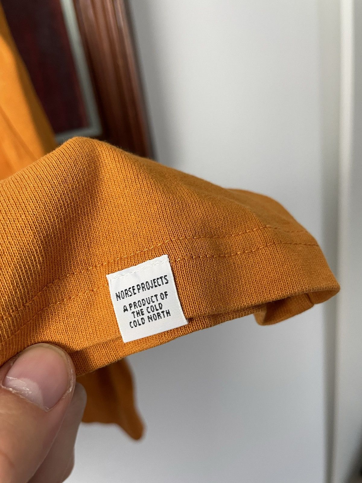 Norse Projects Norse Project Casual Orange Basic Ls Pocket High Quality Size US L / EU 52-54 / 3 - 4 Thumbnail