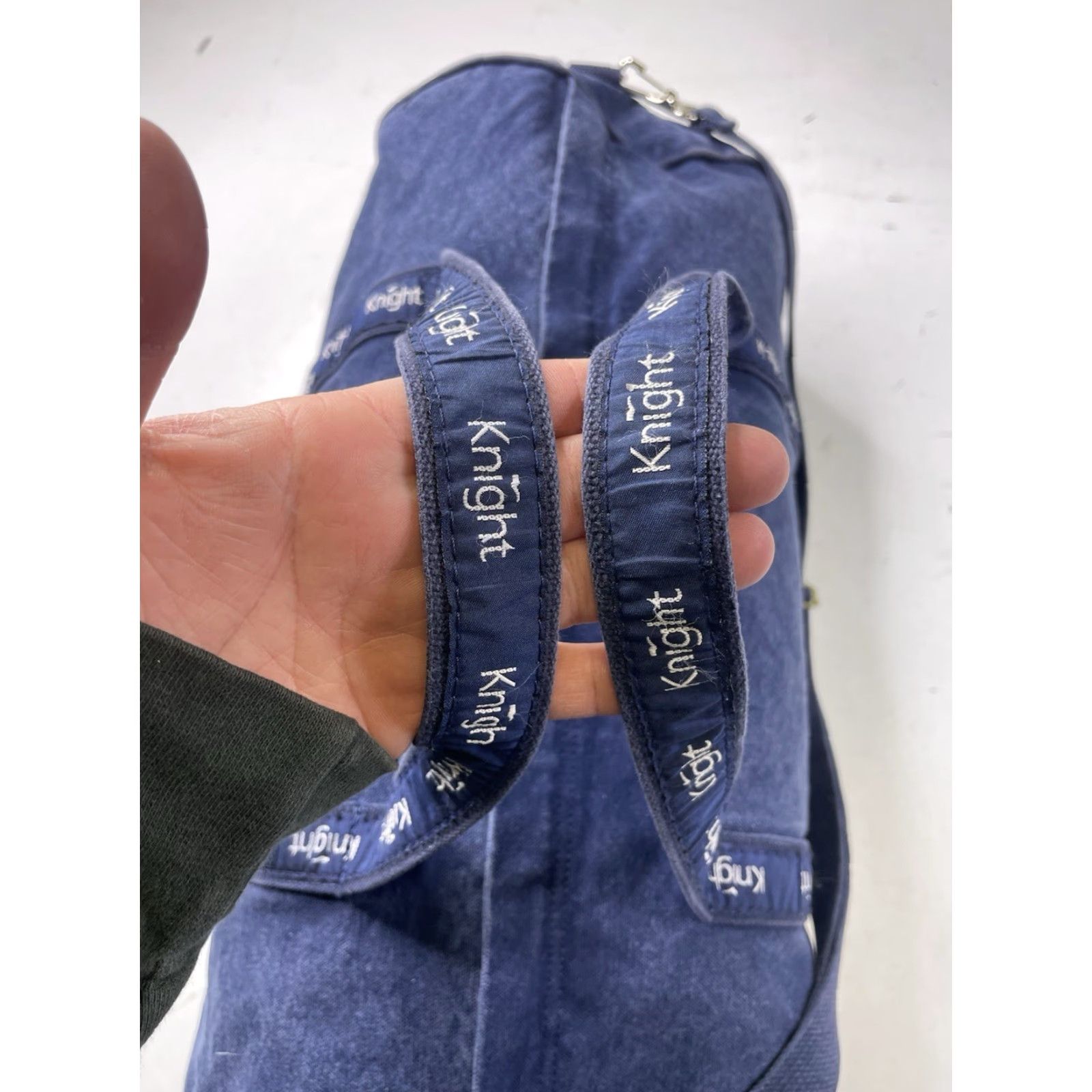 Vintage **Classic Blue Scarborough & Tweed Men's Duffle Bag** User: Classic Blue Scarborough & Tweed Men's Duffle Bag Size ONE SIZE - 7 Thumbnail