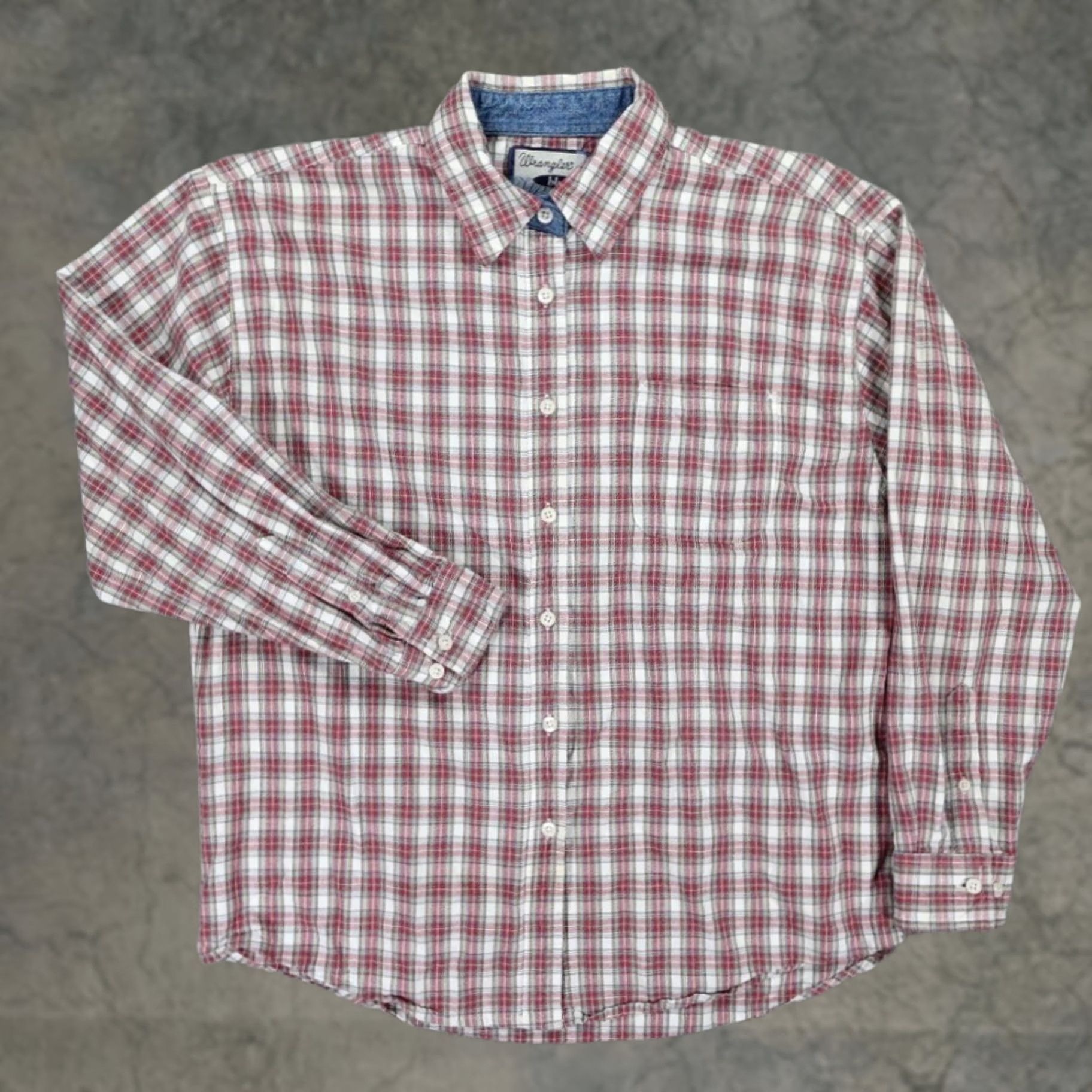 Wrangler VINTAGE Wrangler Button Up Shirt Womens Medium Red Plaid Long Sleeve Size M / US 6-8 / IT 42-44 - 1 Thumbnail