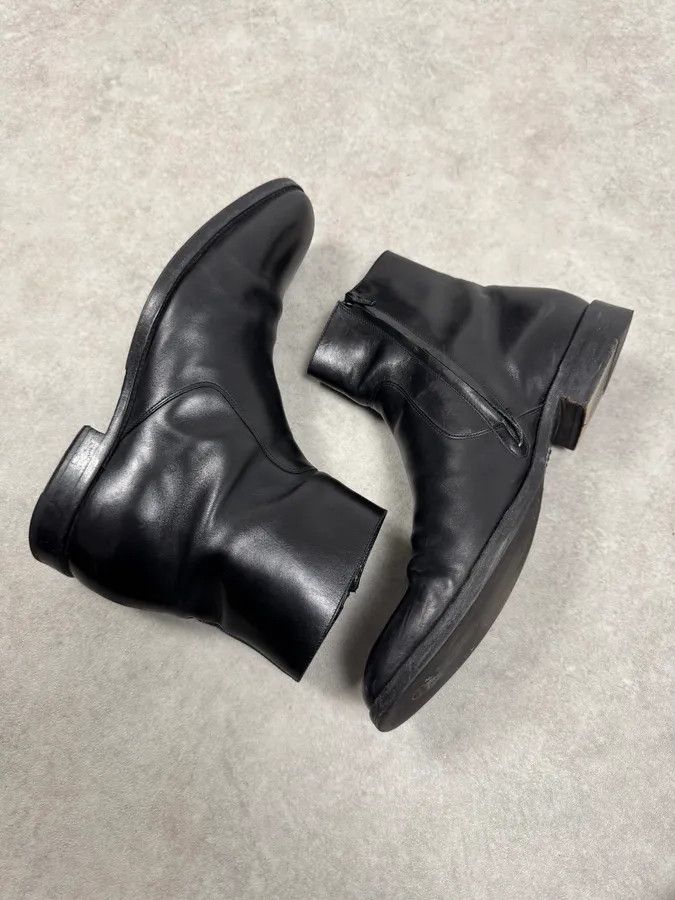 Saint Laurent Paris Saint Laurent Black Leather Zip Boots Size US 9 / EU 42 - 4 Thumbnail