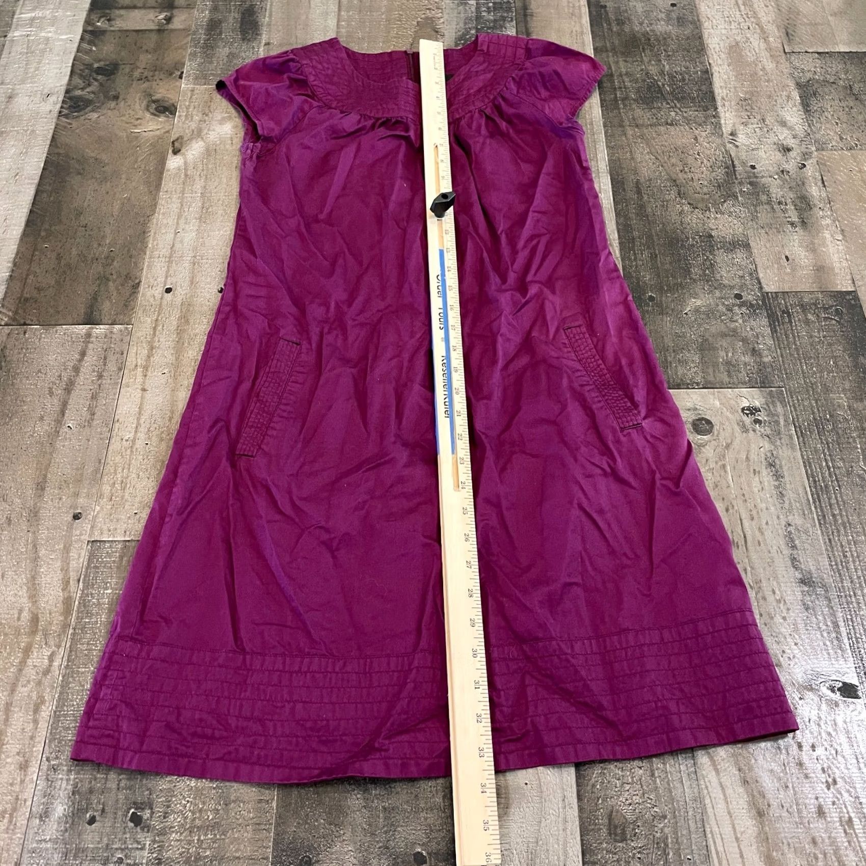 Mossimo Mossimo Dress Womens XS Purple Mini Round Neck Cap Sleeve Costume/Party Casual Dress Size XS / US 0-2 / IT 36-38 - 6 Thumbnail