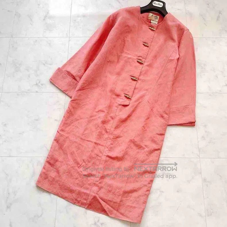 Hermes Hermes Silk Linen Dress Size XS / US 0-2 / IT 36-38 - 1 Thumbnail