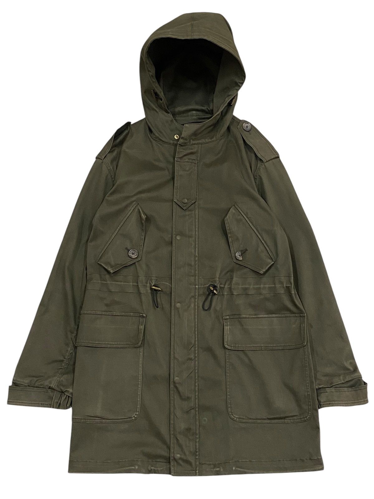 Dolce & Gabbana Dolce & Gabbana D&G Military Green Hooded Parka Jacket Size US S / EU 44-46 / 1 - 1 Thumbnail