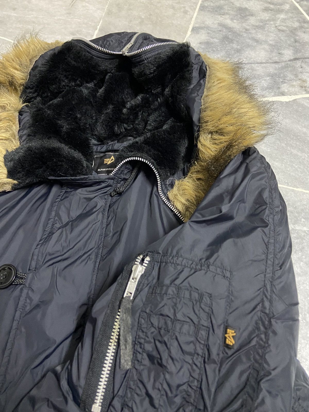 Alpha Industries Alpha Industries N2B Faux Fur Jacket Size US L / EU 52-54 / 3 - 5 Thumbnail