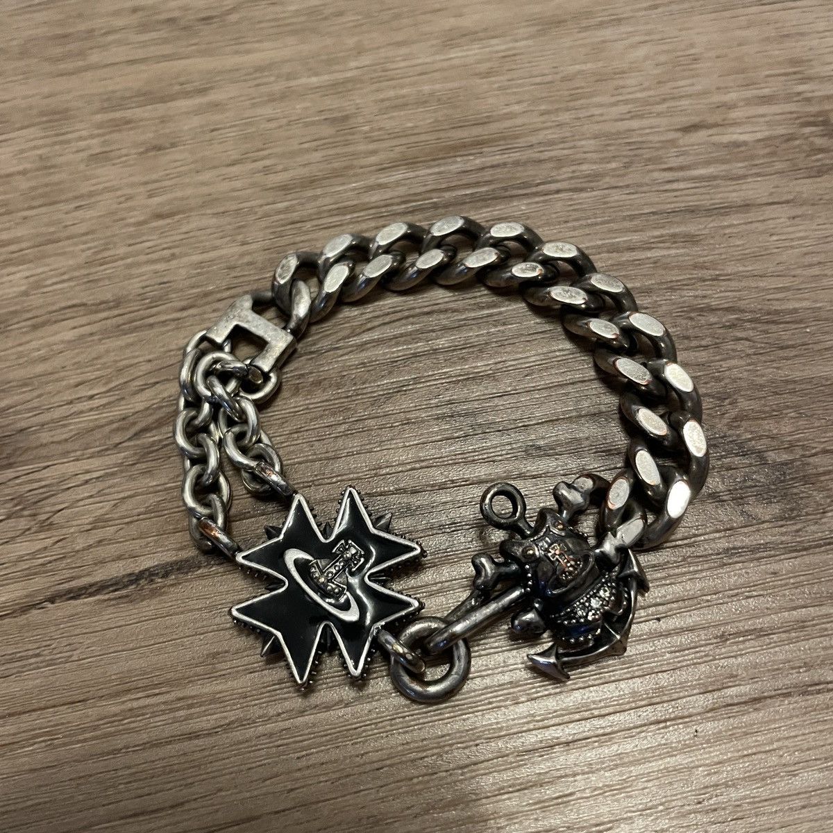 Vivienne Westwood Vivienne Westwood Heavy Metal Anchor Orb Bracelet Size ONE SIZE - 8 Thumbnail