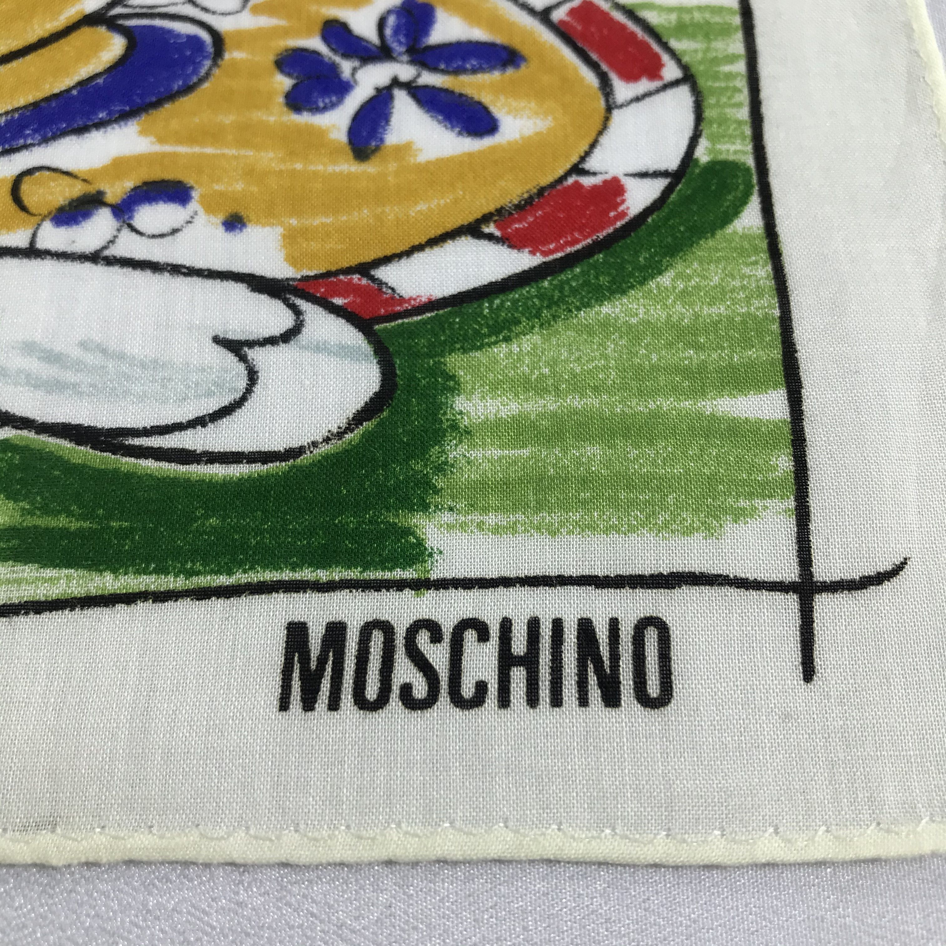 Moschino Moschino Handkerchief Neckerchief Bandana H1212 Size ONE SIZE - 3 Thumbnail