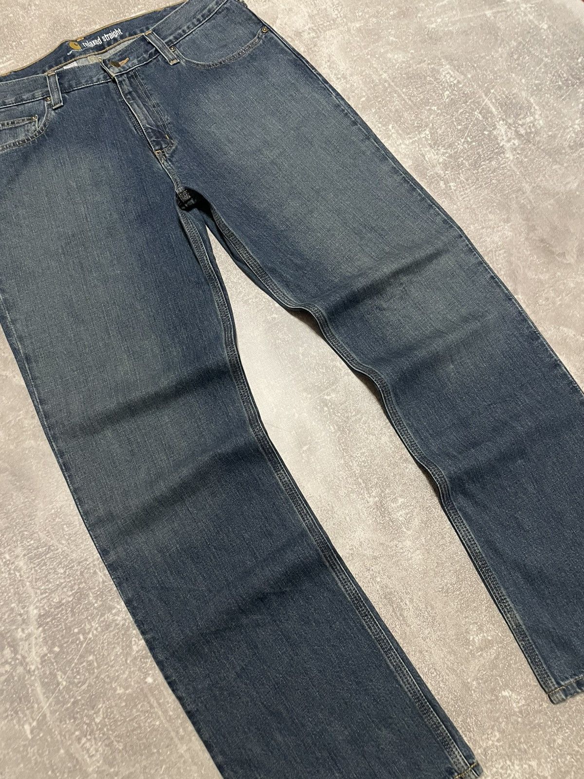 Carhartt × Vintage Vintage Carhartt Denim Relaxed Jeans 36/34 Size US 36 / EU 52 - 12 Thumbnail
