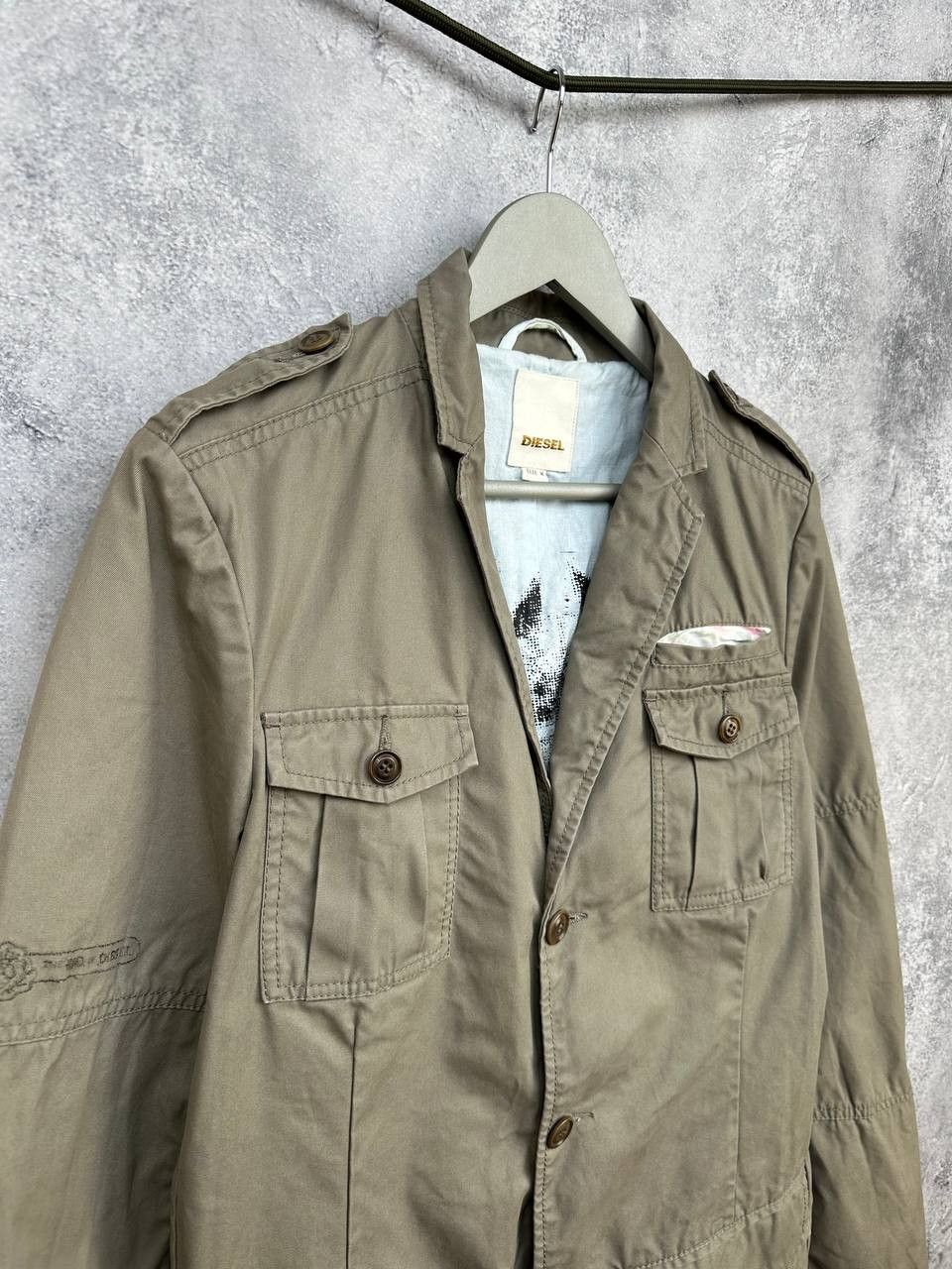 Diesel Diesel Safari/Field Khaki/Brown Millitary Jacket Army Size US M / EU 48-50 / 2 - 3 Thumbnail