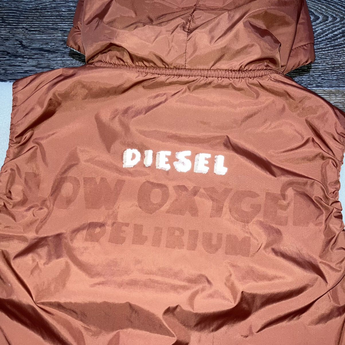 Diesel Vintage Y2K DIESEL Reversible Nylon/Fleece Womens Vest Size S / US 4 / IT 40 - 9 Thumbnail