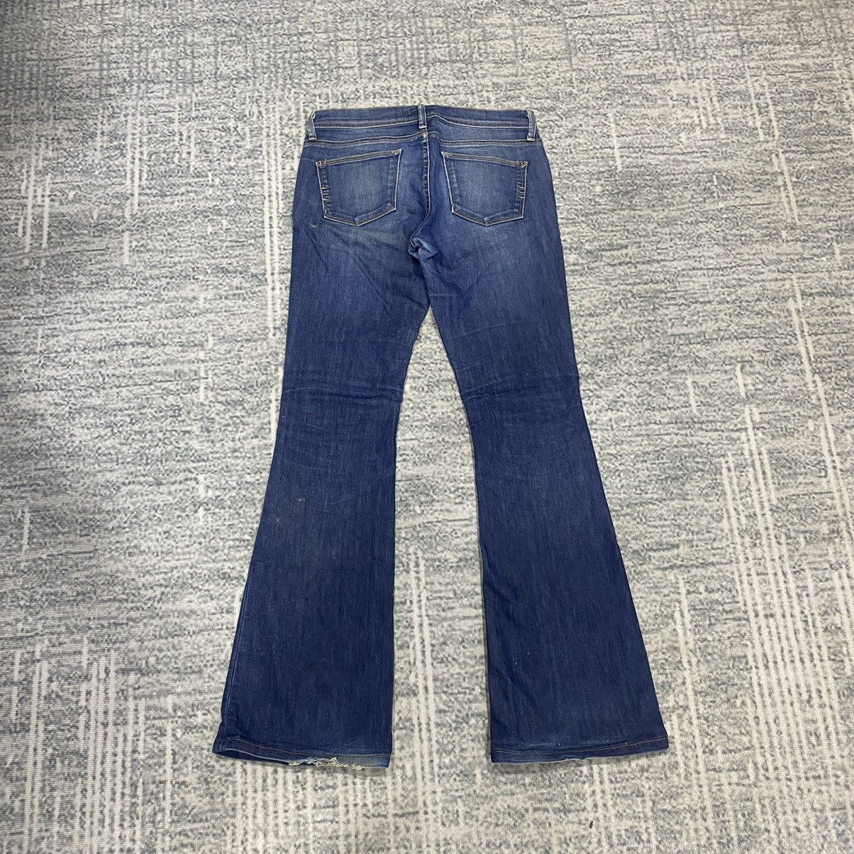 Hysteric Glamour × Japanese Brand × Le Grande Bleu (L.G.B.) Flare☠️ Bebe Bootcut Jeans USA Washed Vintage Designer Size US 29 - 2 Thumbnail