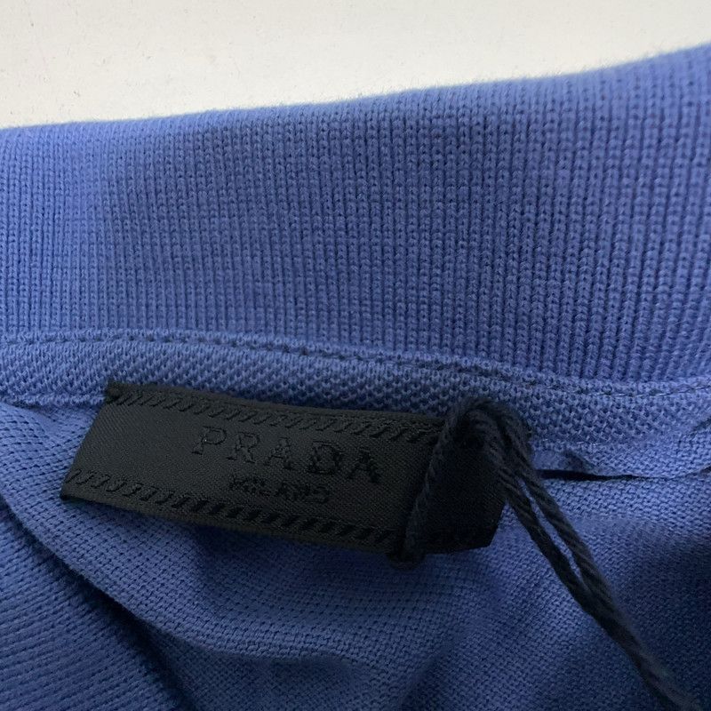 Prada Prada Logo Stripe Short Sleeve Polo Shirt Size US S / EU 44-46 / 1 - 1 Thumbnail