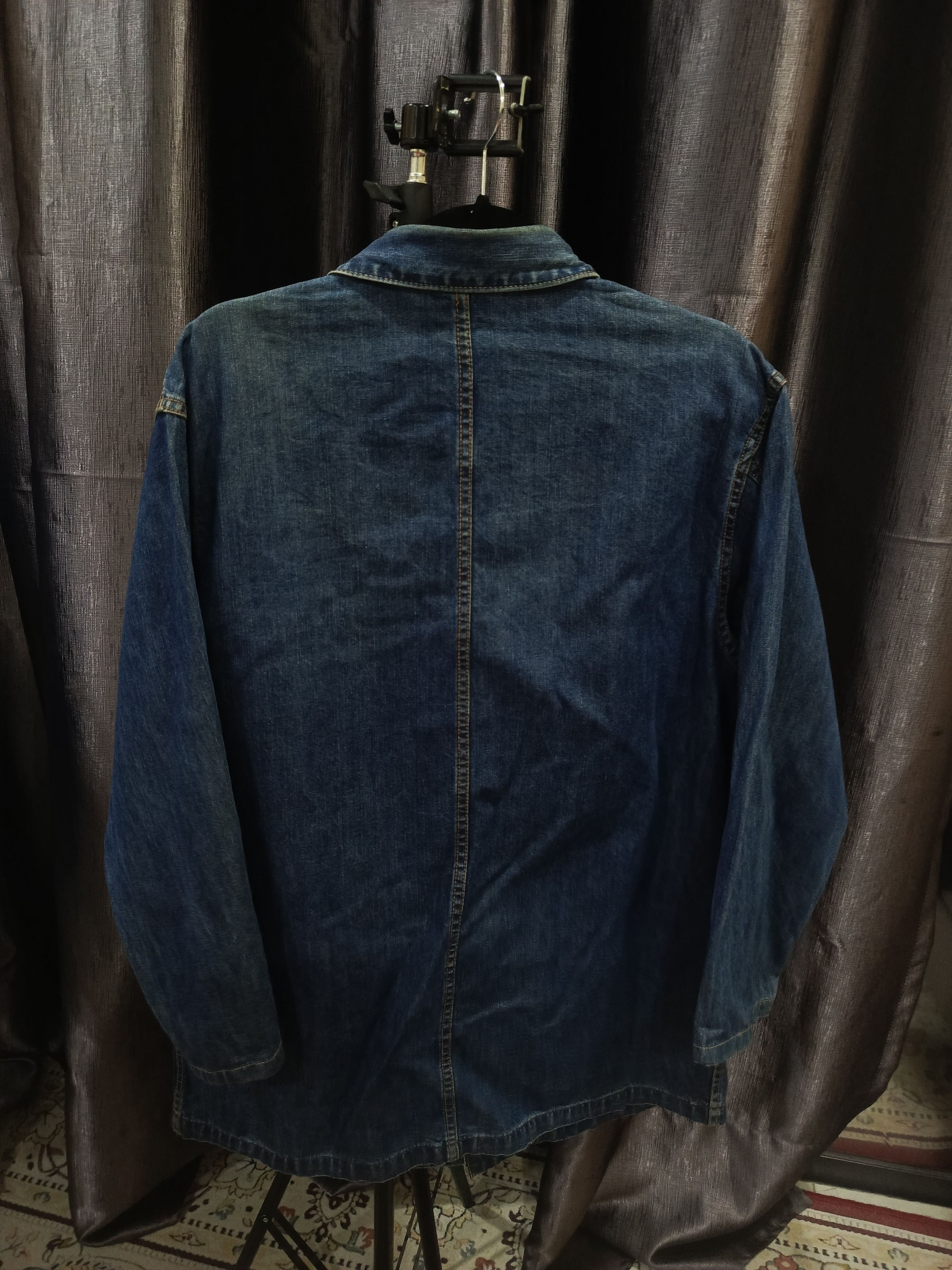 Sugar Cane Sugar Cane denim work coat or coverall jacket, Size US XL / EU 56 / 4 - 2 Thumbnail