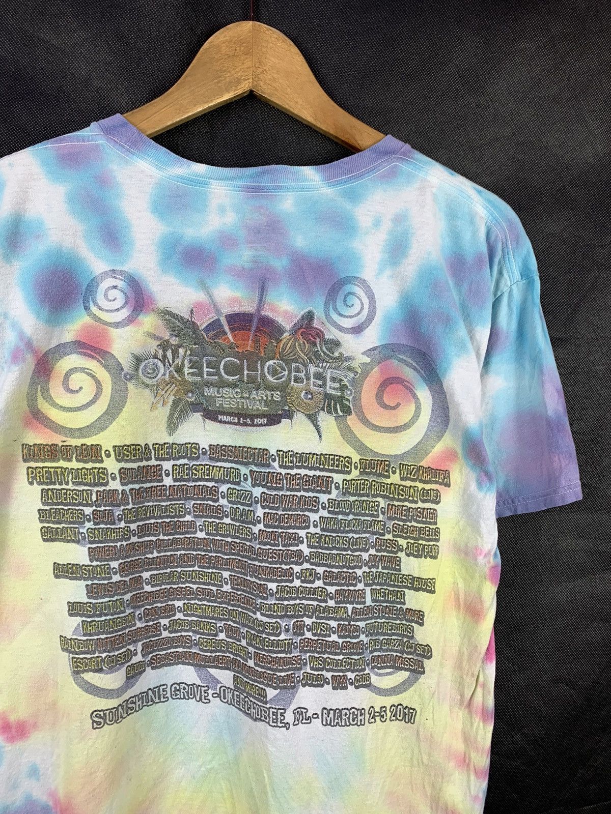 Band Tees Steals! Okeechobee Music Art Festival Tie Dye Tee Size US M / EU 48-50 / 2 - 4 Thumbnail