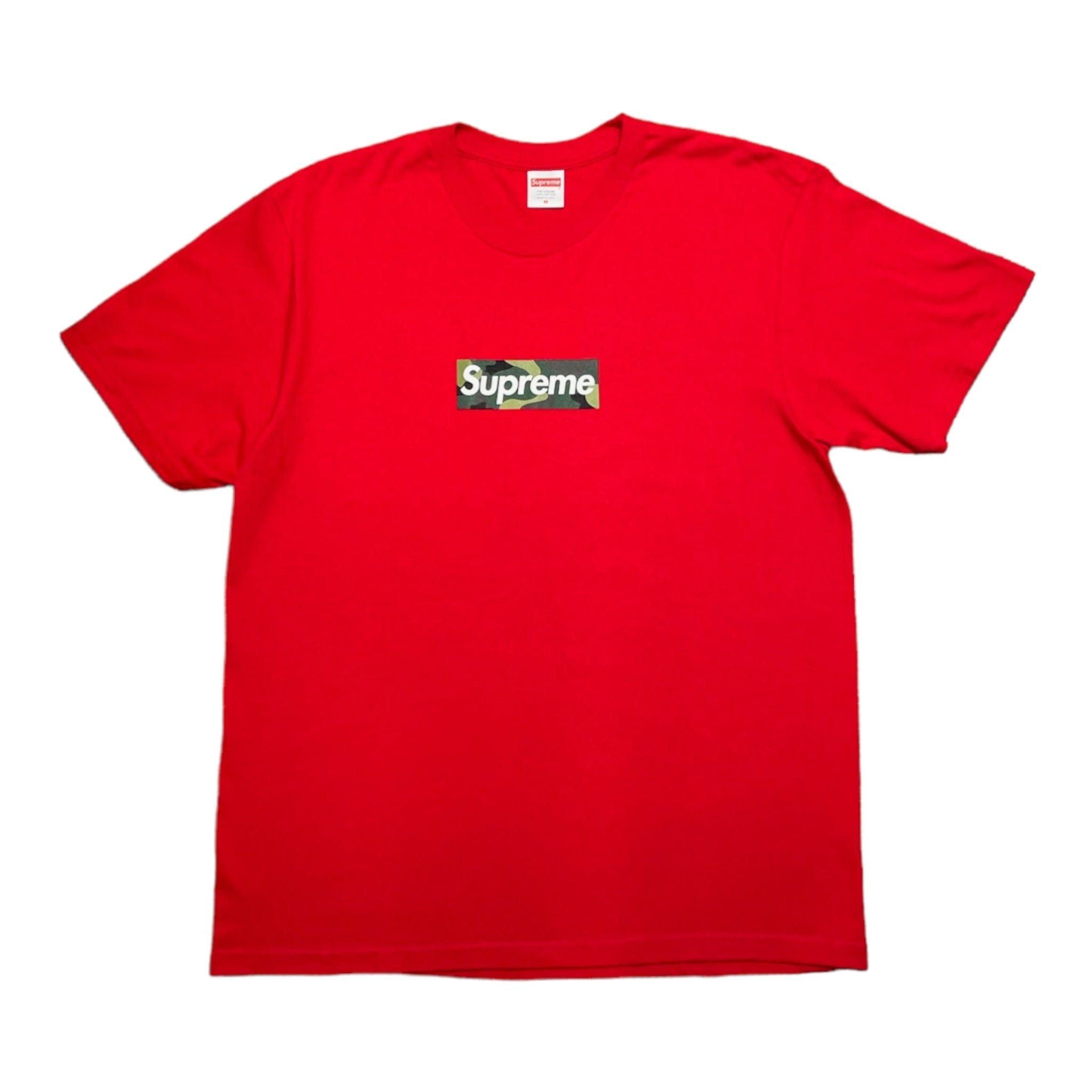 Supreme Supreme harajuku red snakeskin box logo t shirt | Grailed