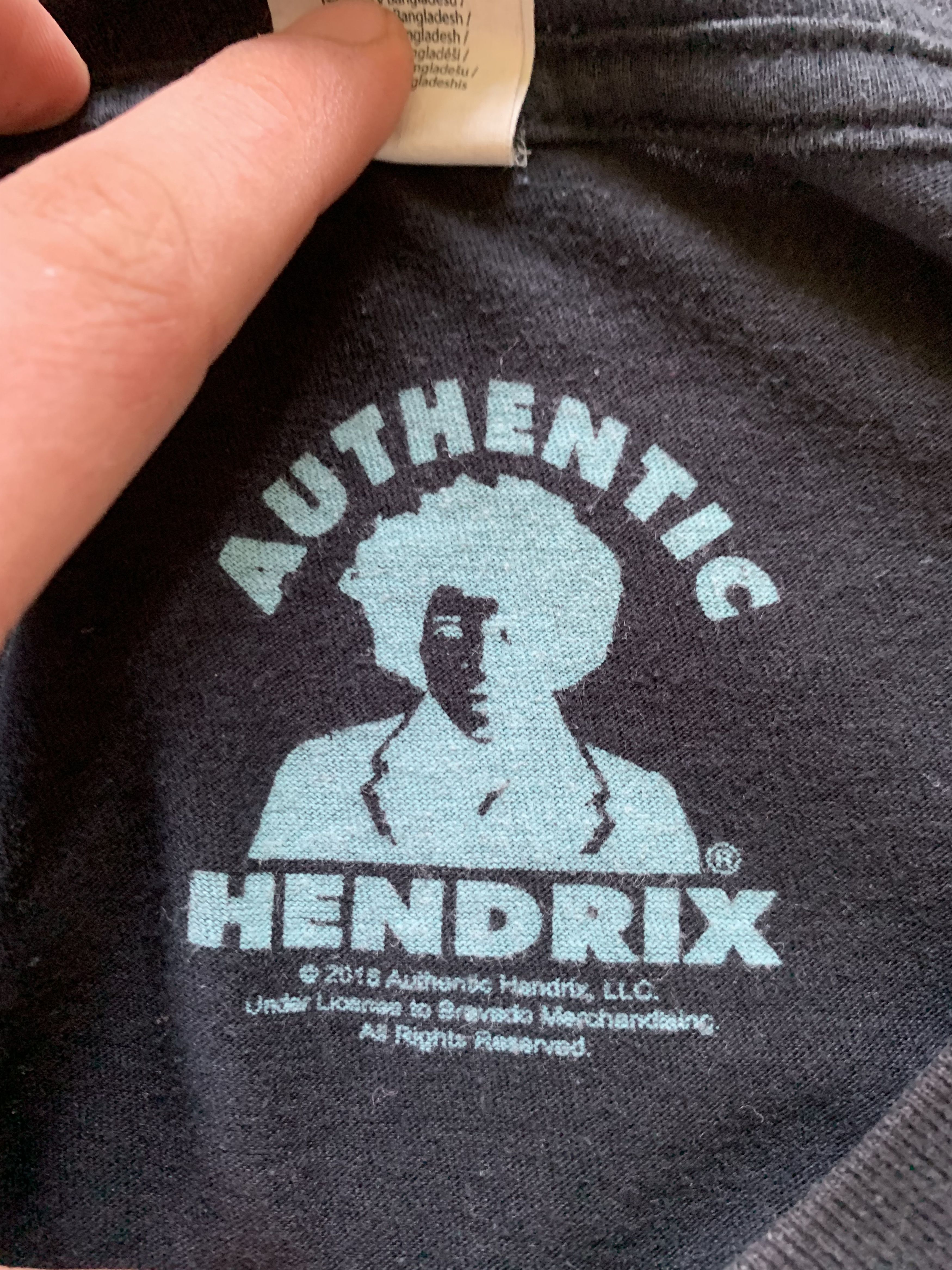Jimi Hendrix Gildan Jimi Hendrix Experience Black T-Shirt 2015 Size US XXL / EU 58 / 5 - 7 Thumbnail