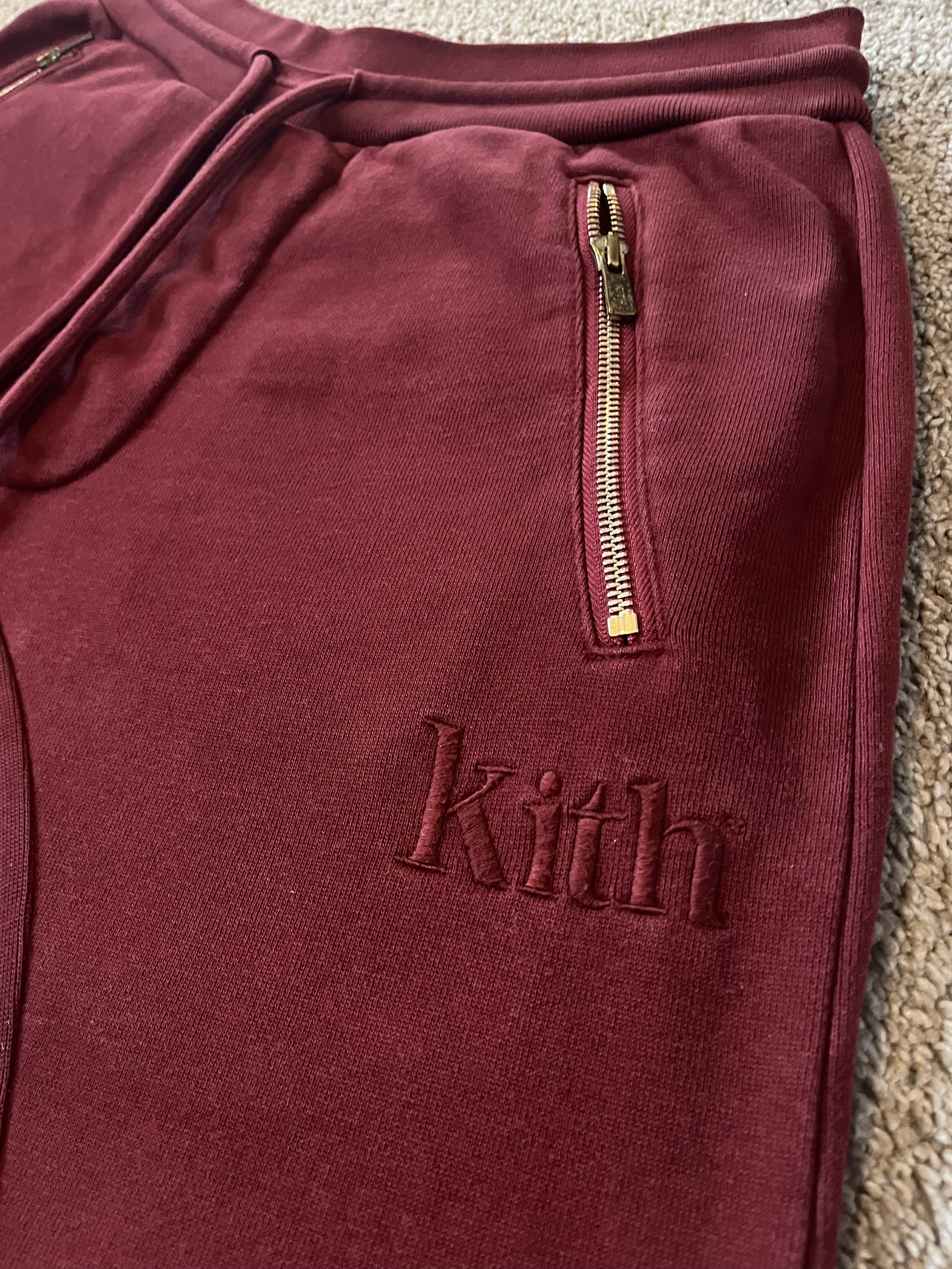 Kith Kith Bleecker Sweatpants - Rust FW18 Size US 30 / EU 46 - 3 Thumbnail