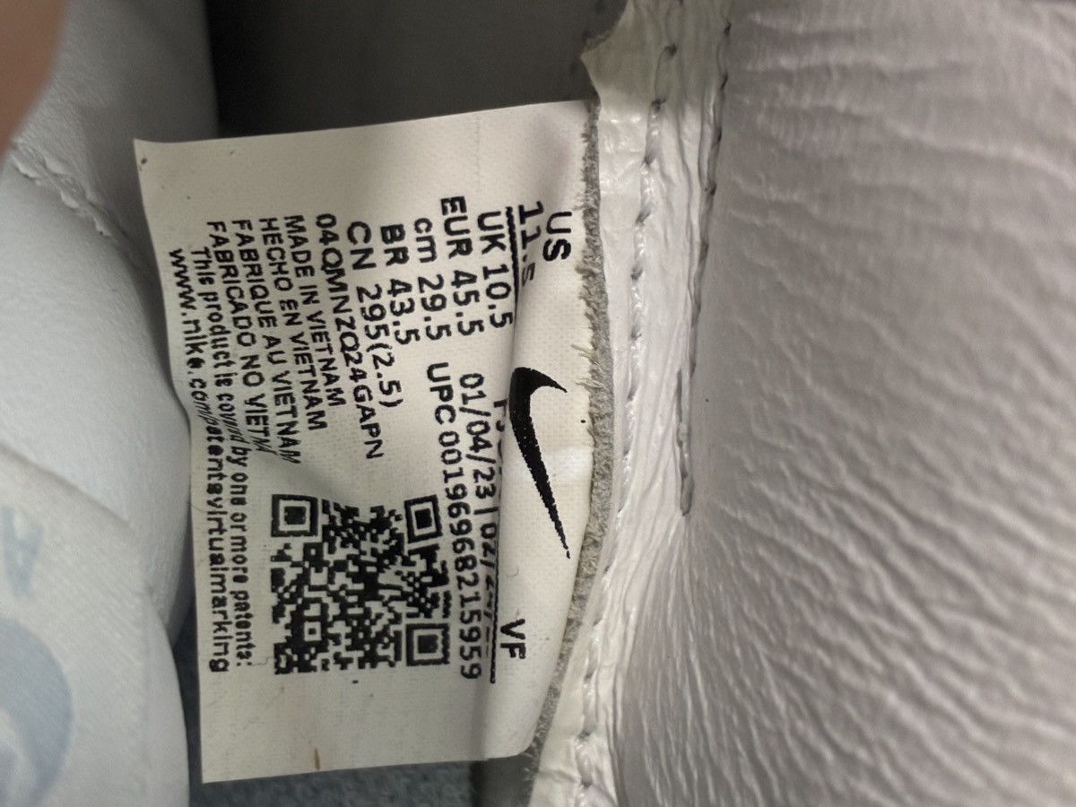Nike Nike Air Force 1 Low Terror Squad Loyalty SKU FJ5755-100 Size US 11.5 / EU 44-45 - 7 Thumbnail