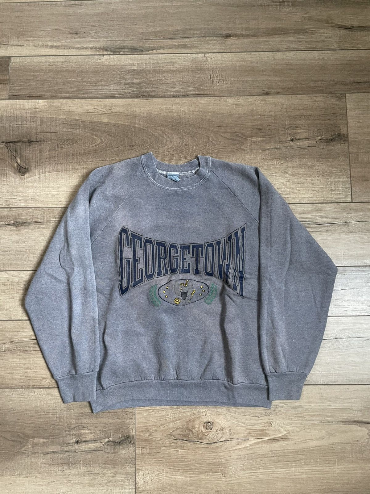 Unsound Rags 90s Overdyed Georgetown University Crewneck Size US M / EU 48-50 / 2 - 1 Thumbnail