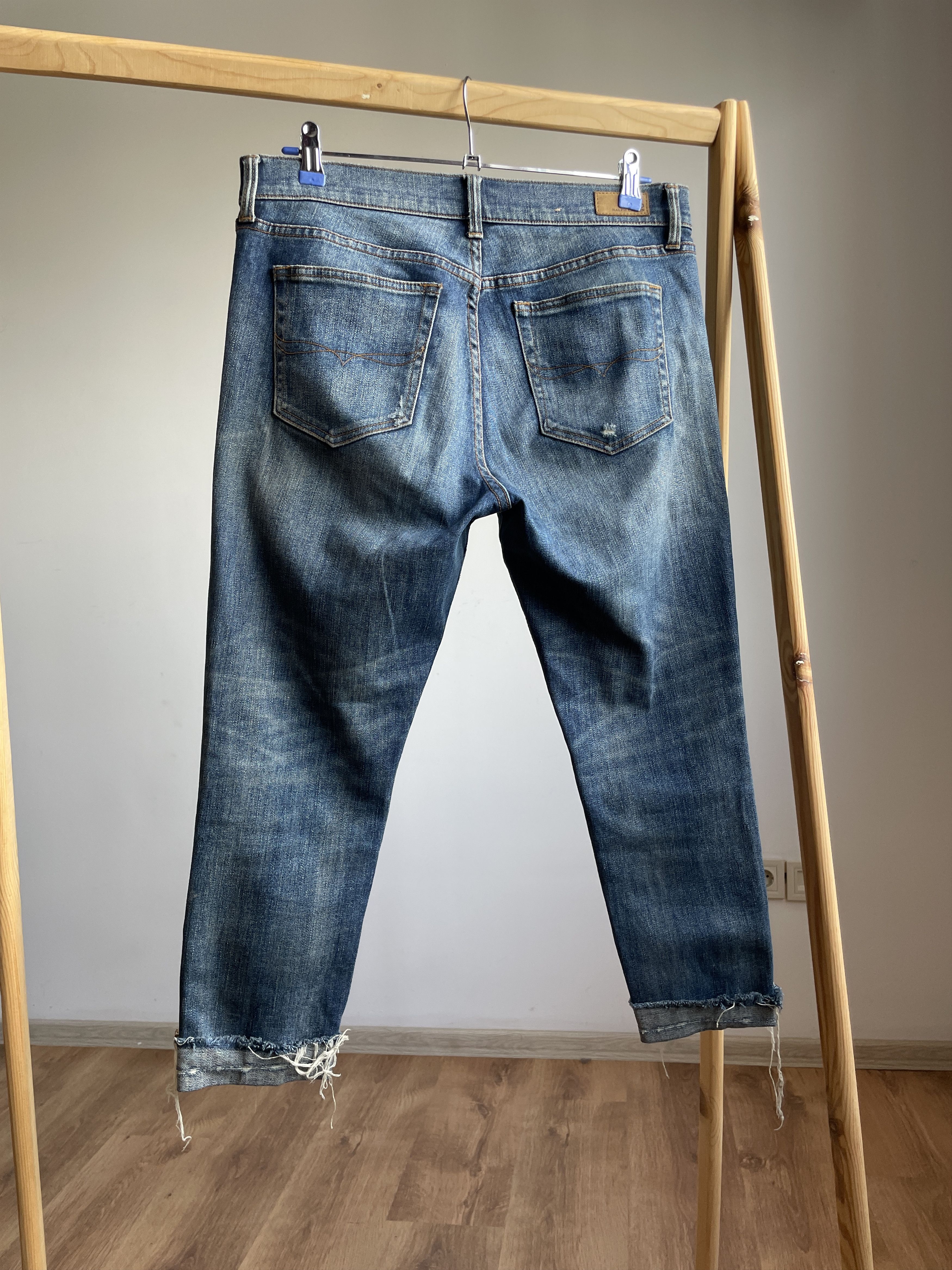 Polo Ralph Lauren Polo Ralph Lauren Womens Tompkins Skinny Distressed Denim Size 32" / US 10 / IT 46 - 2 Thumbnail