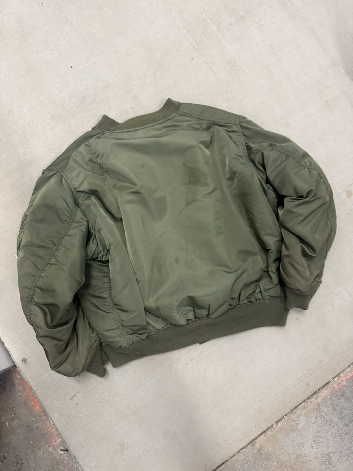 Alpha Industries 70s MA-1 Military Issue Flight Bomber 2X Jacket Size US XXL / EU 58 / 5 - 5 Thumbnail