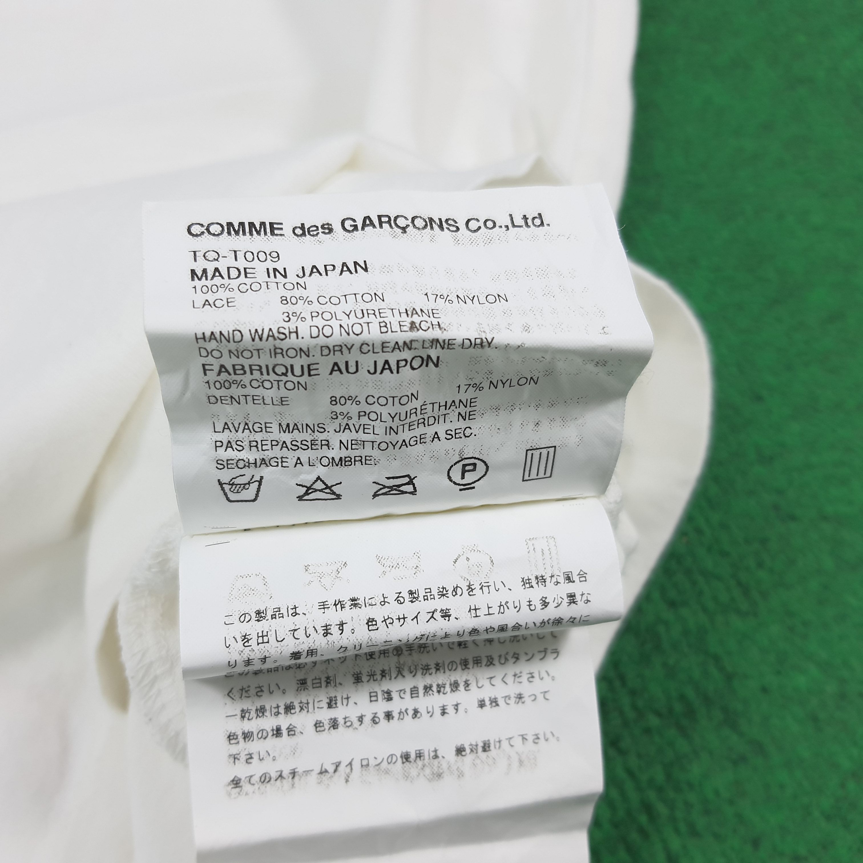 Tricot Comme des Garcons Vintage 2005 tricot Comme Des Garcons Lace Trim Tank Top Size S / US 4 / IT 40 - 7 Thumbnail