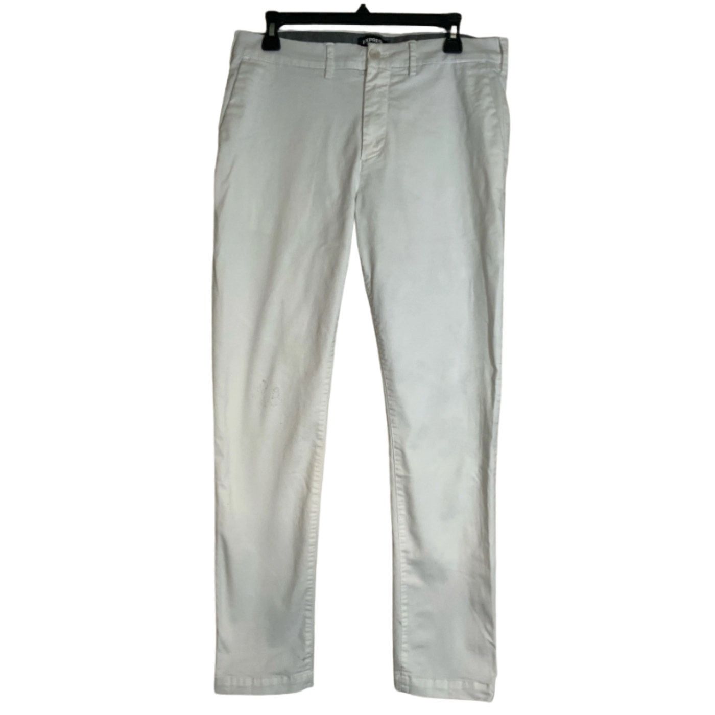 Express Express Men’s Skinny Jeans White Size 32 x 32 USED Size US 32 / EU 48 - 1 Thumbnail