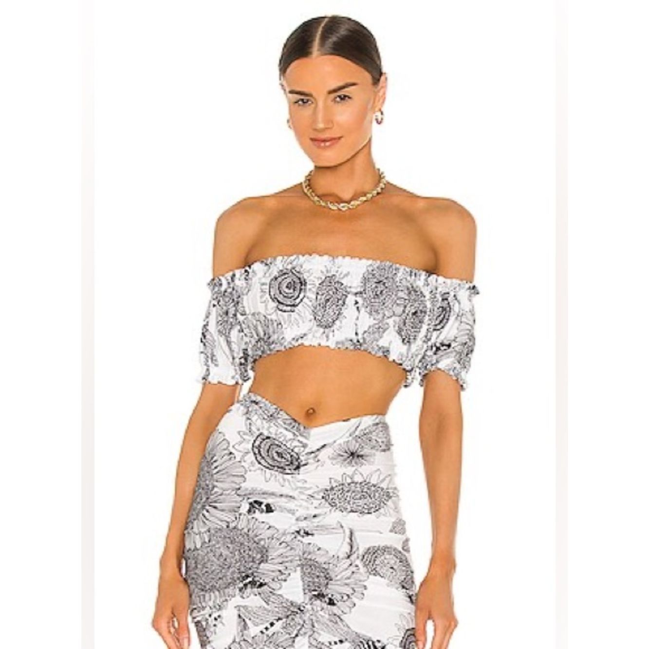 Norma Kamali Norma Kamali Jose Top – Odonata Print – Size Small / 36 NWT Size S / US 4 / IT 40 - 1 Thumbnail