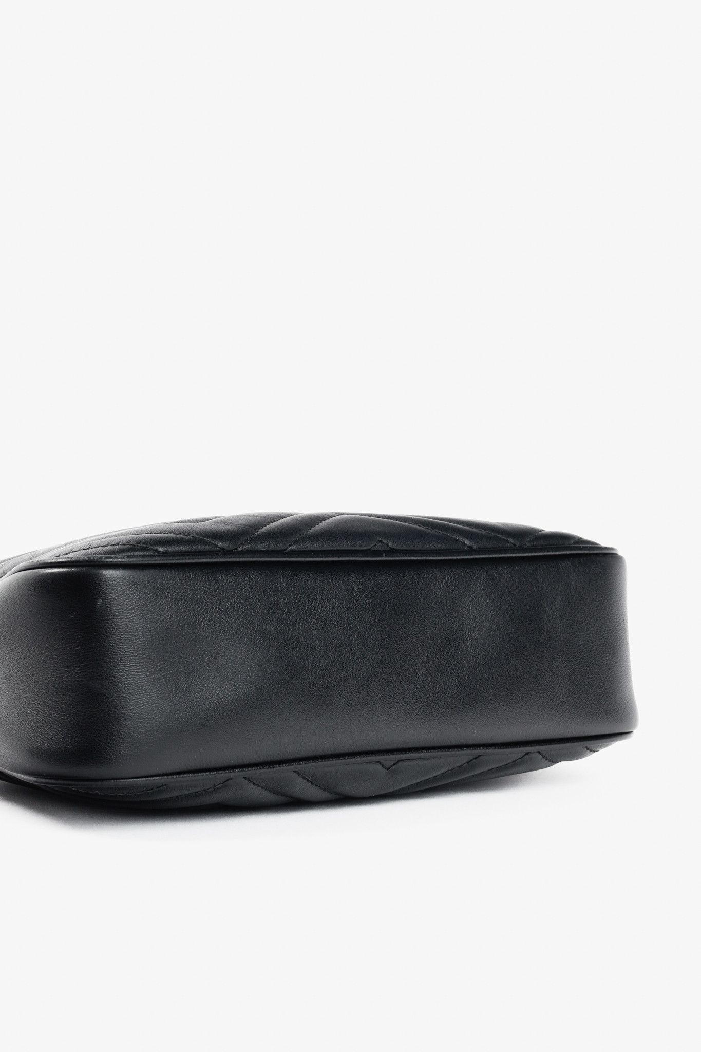 Gucci Gucci GG Marmont Black Matelassé Leather Small Camera Bag Size ONE SIZE - 5 Thumbnail