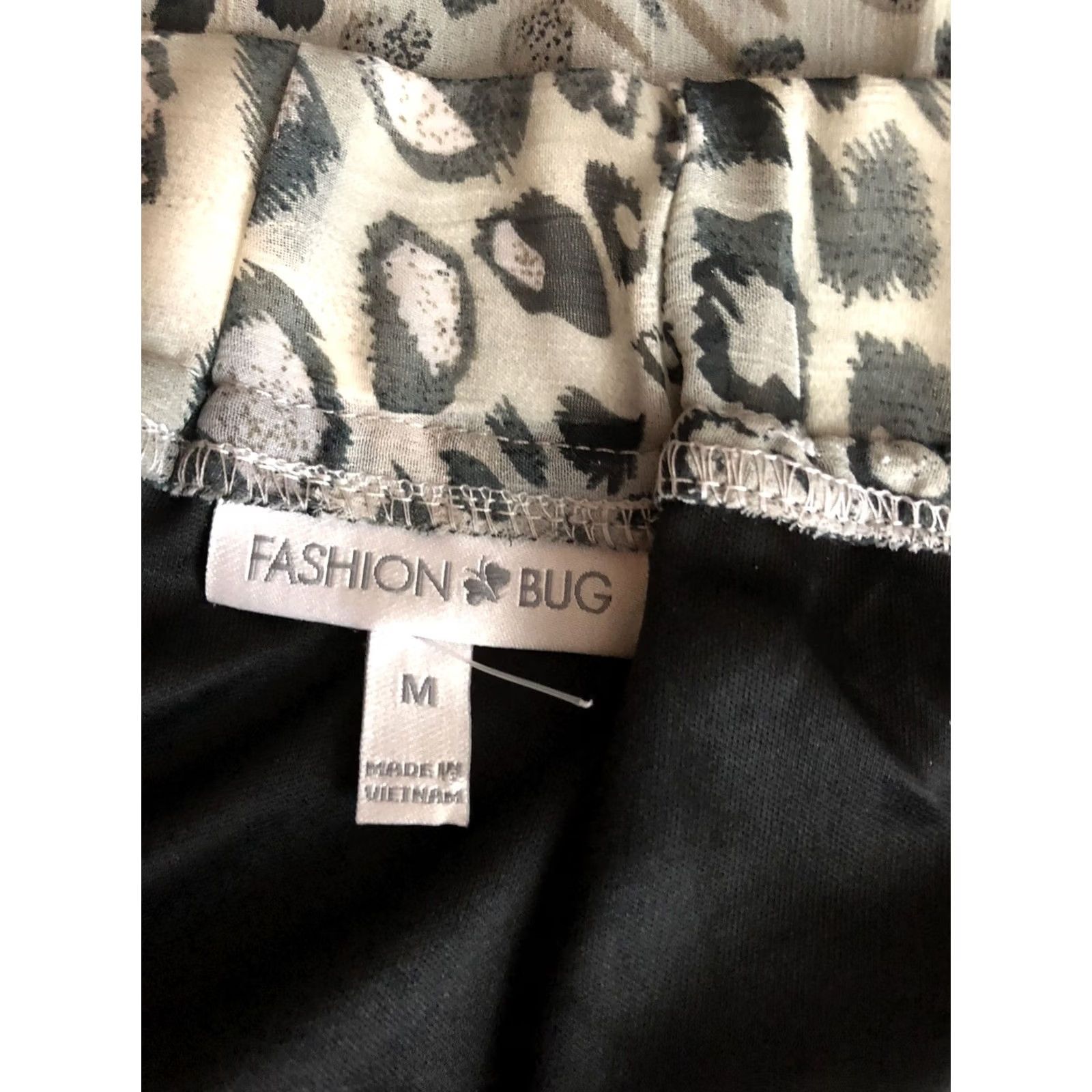 Vintage Vintage Sleeveless Chiffon Cami Tank Top M Gray Leopard Layered Tiered Y2K 90s Size M / US 6-8 / IT 42-44 - 4 Thumbnail