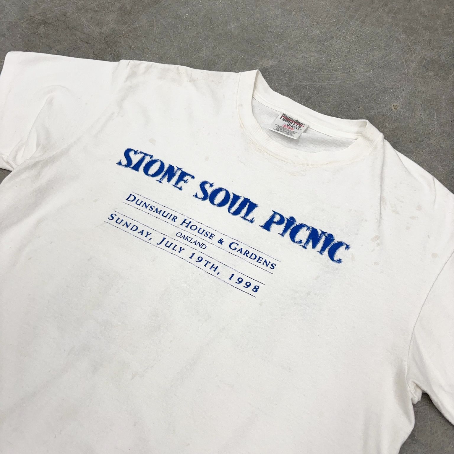 Band Tees × Vintage Stone Soul Picnic Concert T-Shirt Cameo The Whispers Size US L / EU 52-54 / 3 - 7 Thumbnail