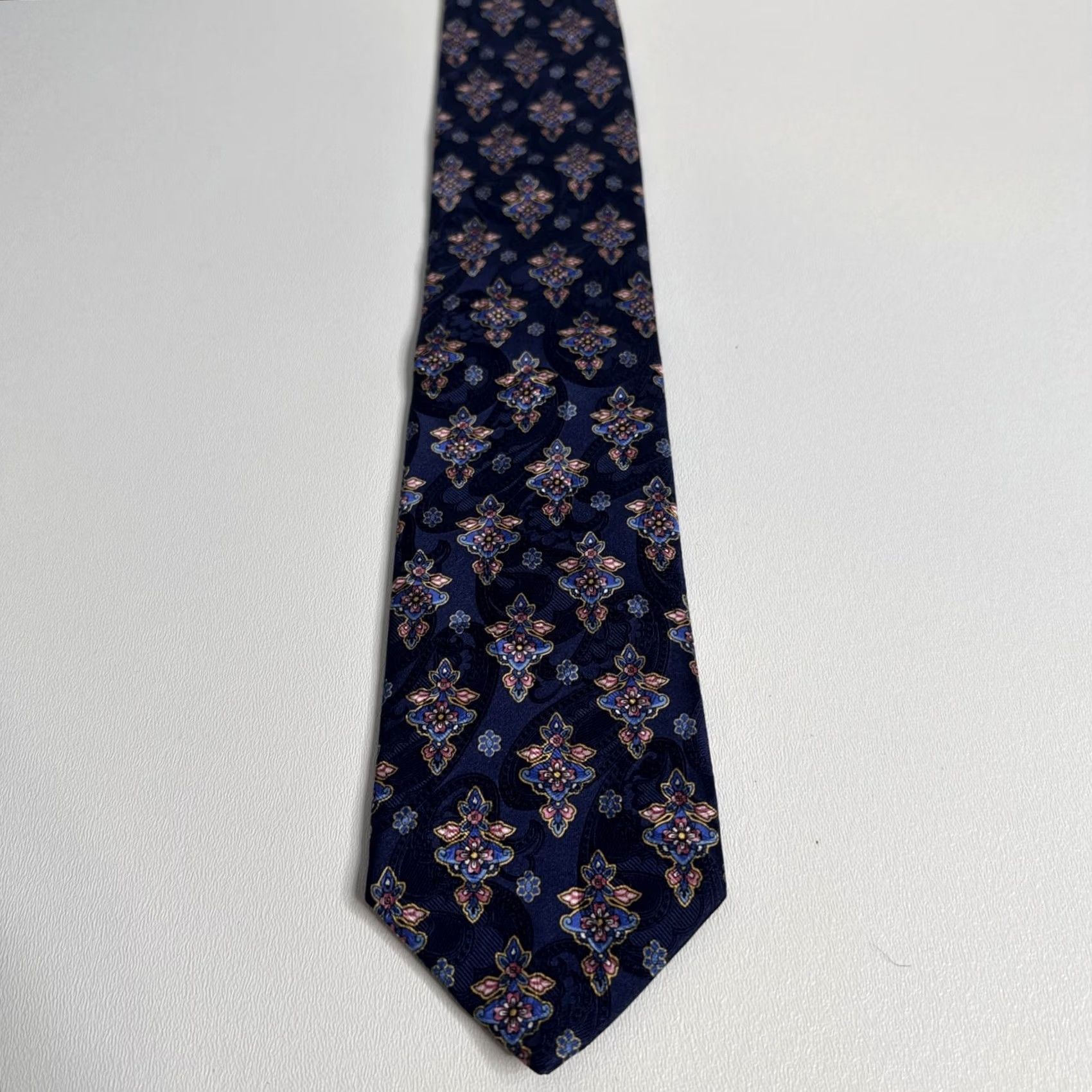Robert Talbott Robert Talbott Tie Silk Multicolor Hand Sewn Designer Mens USA Best Of Class Dress Size ONE SIZE - 7 Thumbnail