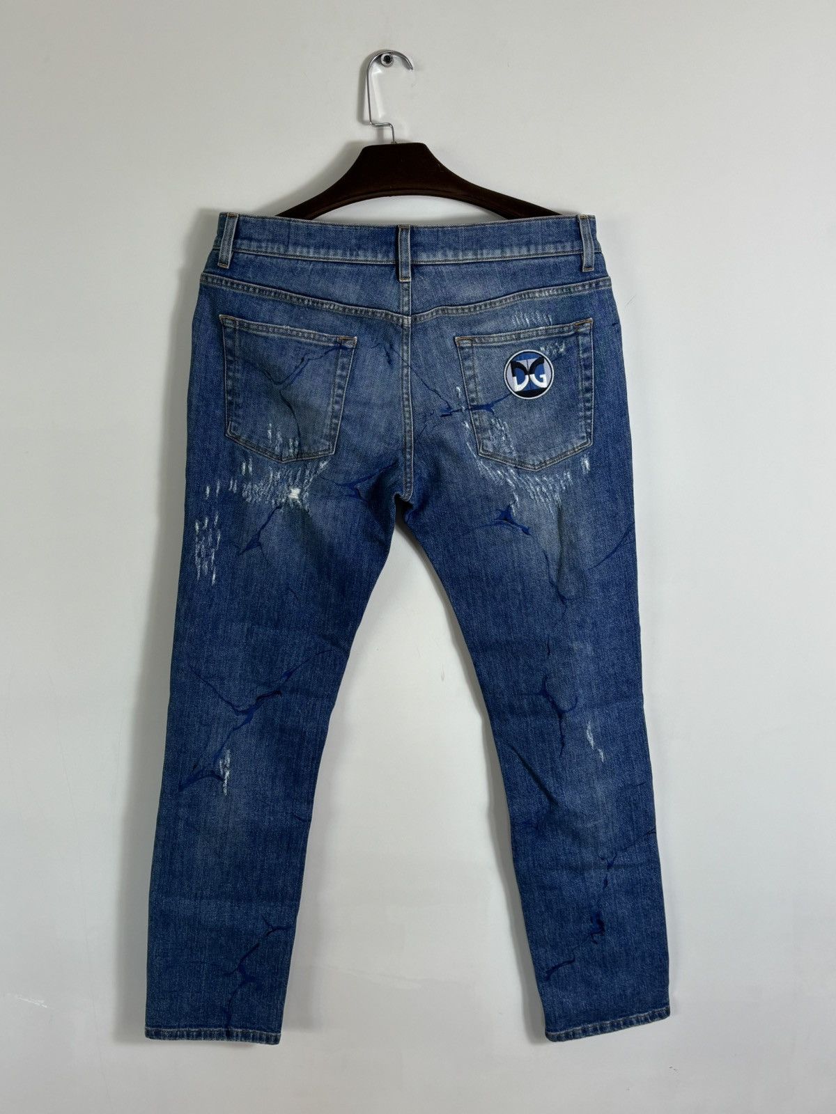 Dolce & Gabbana Dolce Gabbana Distressed Denim Jeans Size US 31 - 1 Thumbnail