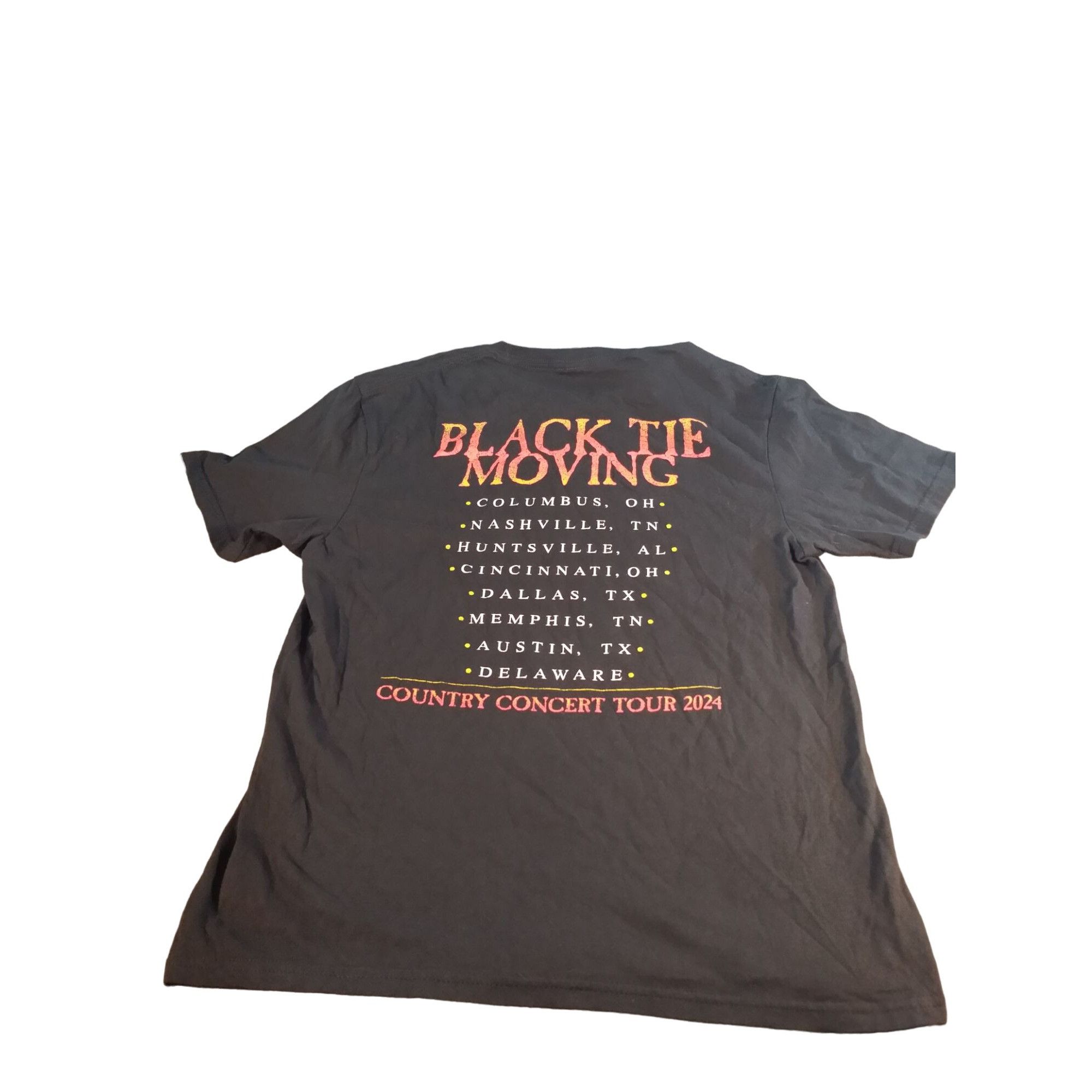 Gildan Black Tie Moving Tshirt Men Sz M Gildan Softstyle Country Co Size US M / EU 48-50 / 2 - 6 Thumbnail