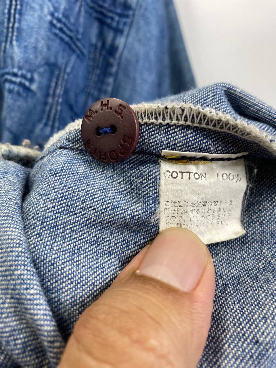 Japanese Brand japanese brand baggy denim jacket nice design Size US XXL / EU 58 / 5 - 7 Thumbnail