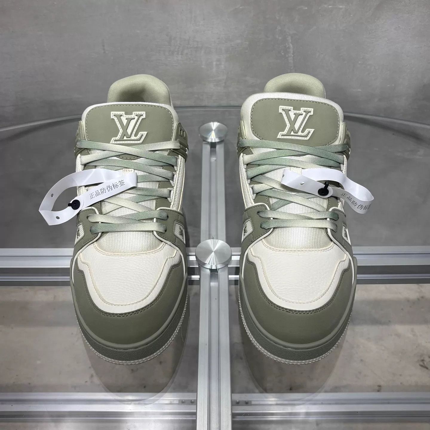 Louis Vuitton LV Trainer Matcha Green BNIB UK10 44 Size US 11 / EU 44 - 1 Thumbnail