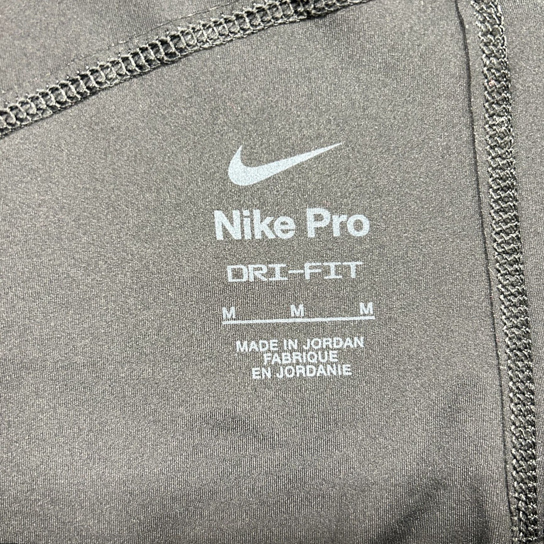 Nike Nike Shorts Womens Medium Black Pro Spellout Compression Solid Logo Dri Fit Logo Size 32" / US 10 / IT 46 - 5 Thumbnail