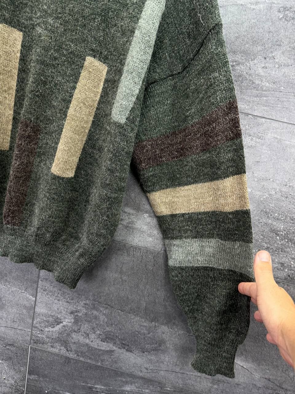 Vintage Vintage TETE HOMME Knit Sweater Mens Rare Size US L / EU 52-54 / 3 - 3 Thumbnail