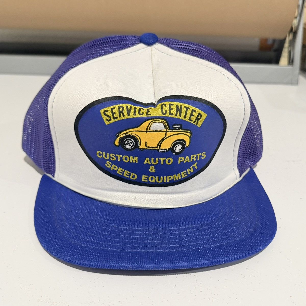 Vintage Vintage Classic Cars Service Center Trucker Hat Snap Back Size ONE SIZE - 1 Thumbnail