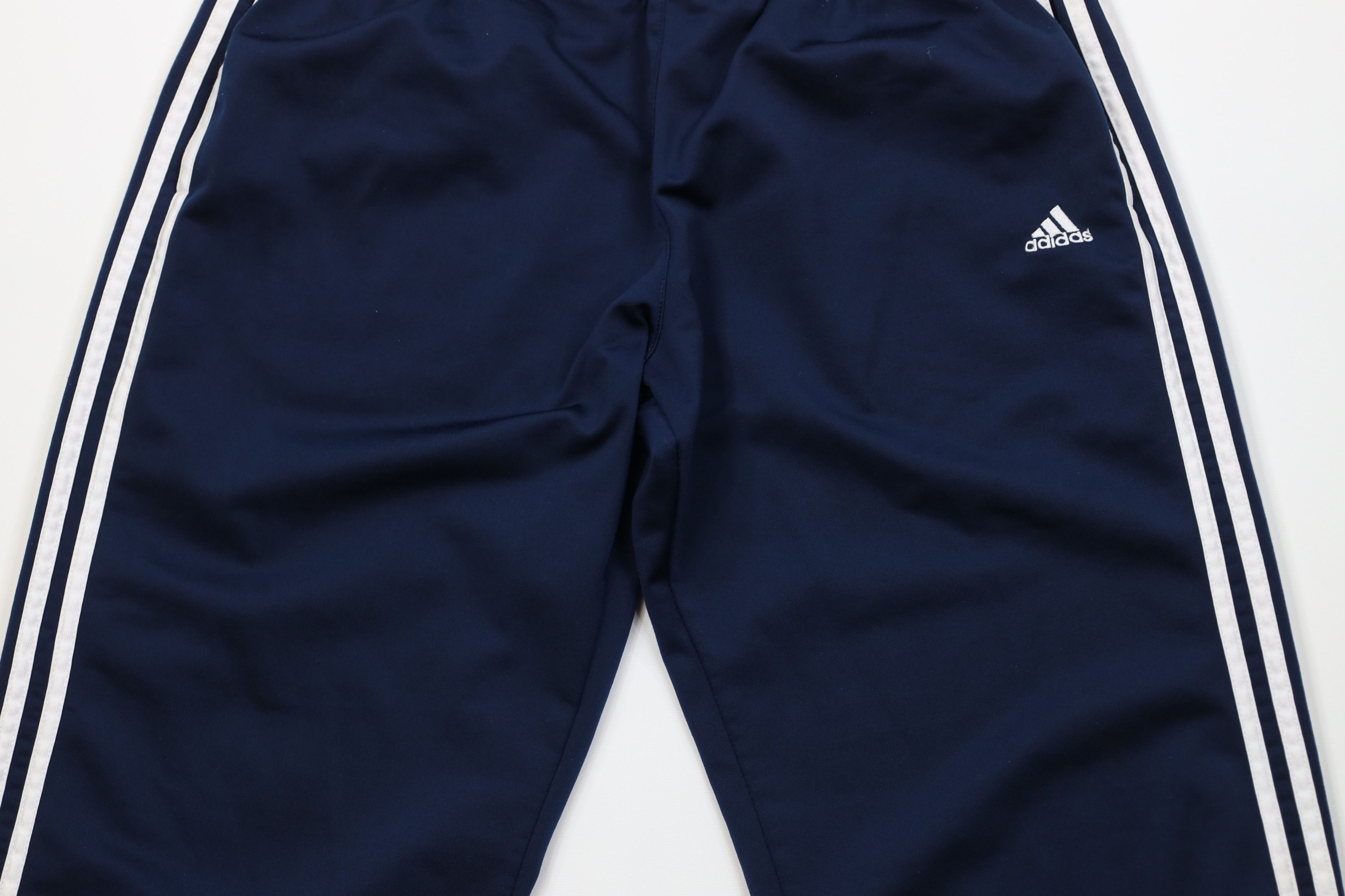 Vintage Y2K Adidas Flared Wide Leg Sweatpants Pants Blue