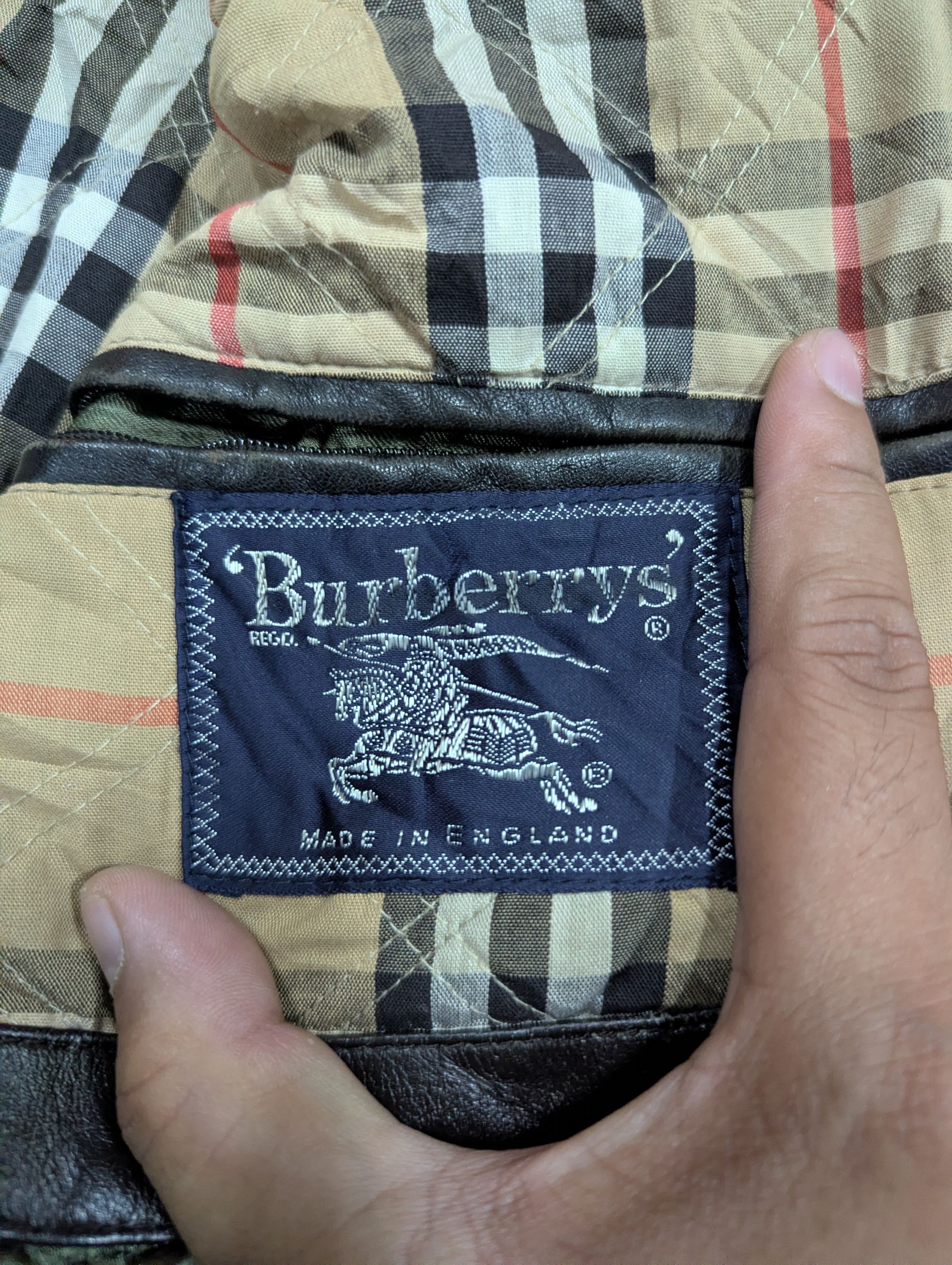 Burberry Prorsum Vintage Thrashed Burberry Prorsum Leather Field Jacket Size US M / EU 48-50 / 2 - 15 Thumbnail