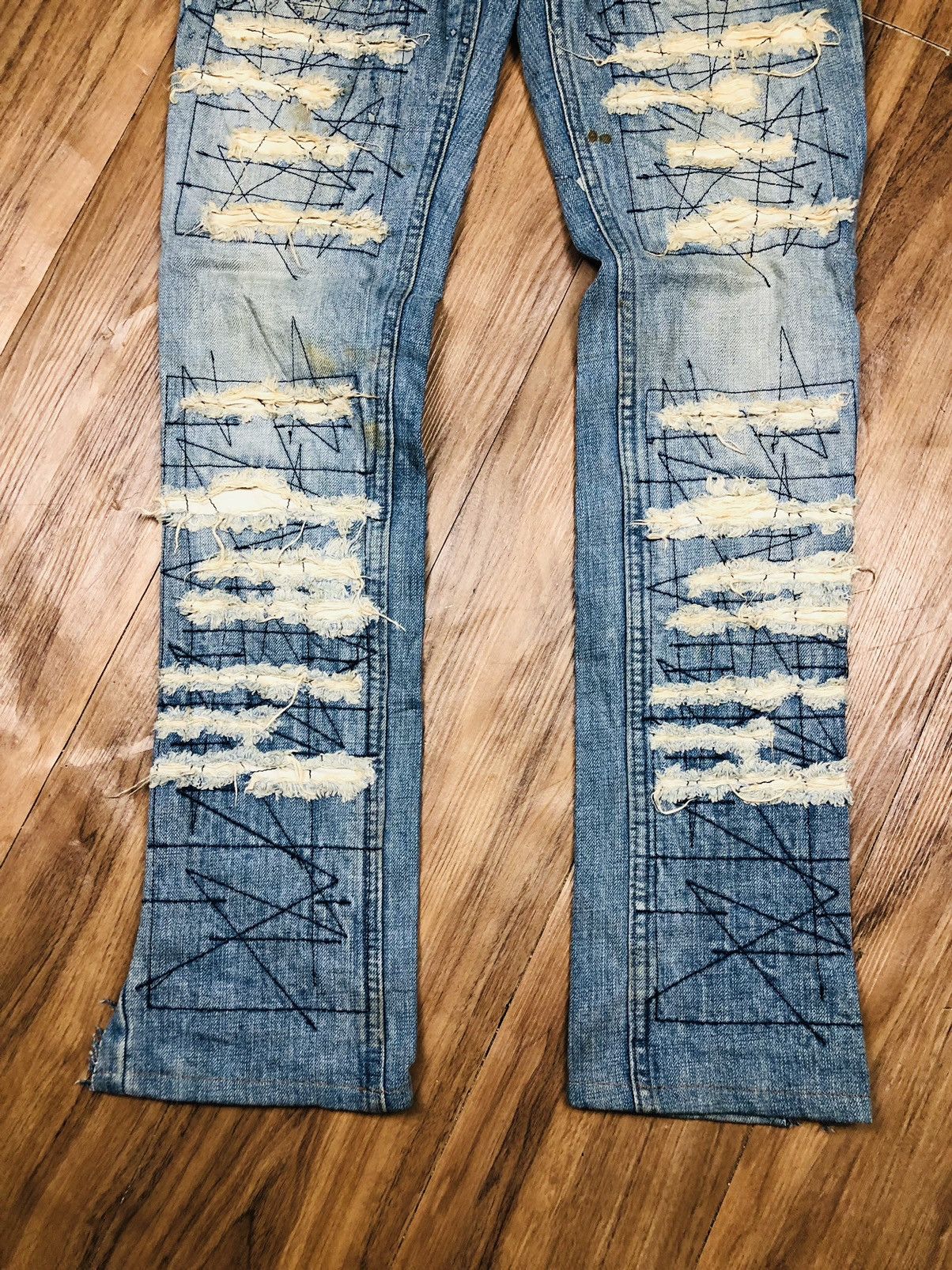 Hysteric Glamour Hysteric Glamour Distressed Denim (33) Size US 28 / EU 44 - 4 Thumbnail