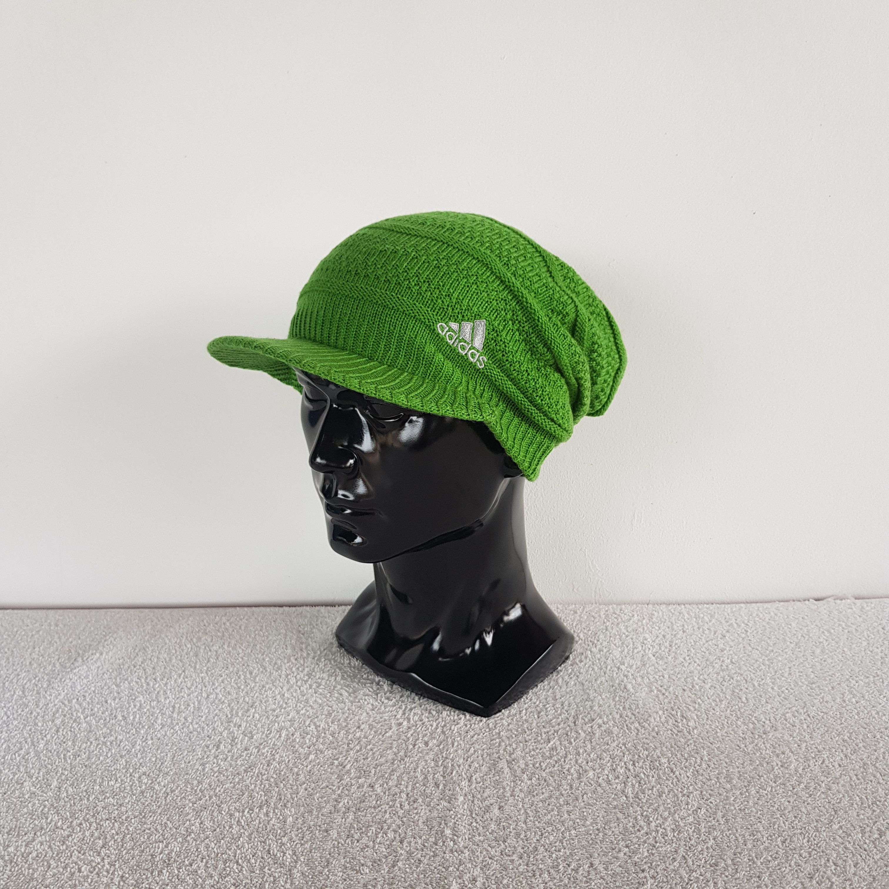 Adidas Vintage Adidas Beanie Knit Crochet Sportswear Snow Caps Hats Size ONE SIZE - 1 Thumbnail