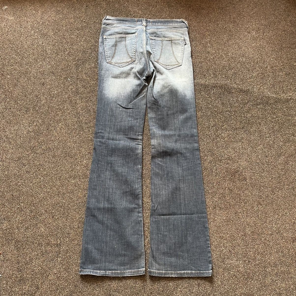 Vintage Y2K Vintage Faded Flared Bootcut Jeans Grunge Distressed 28 Size 28" / US 6 / IT 42 - 4 Thumbnail