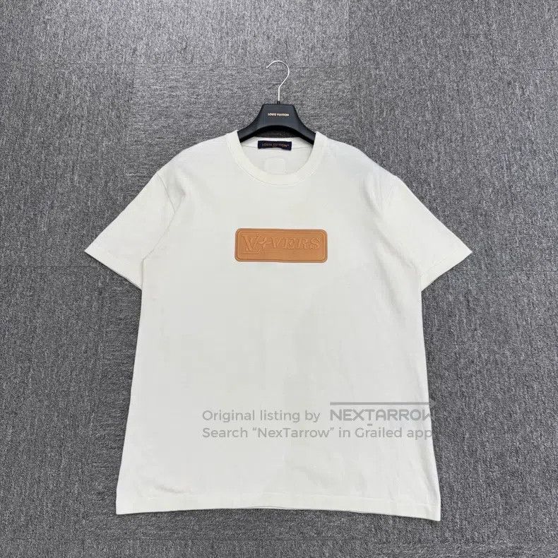 Louis Vuitton Louis Vuitton Leather Letter Knit Short Sleeve Size US L / EU 52-54 / 3 - 1 Thumbnail