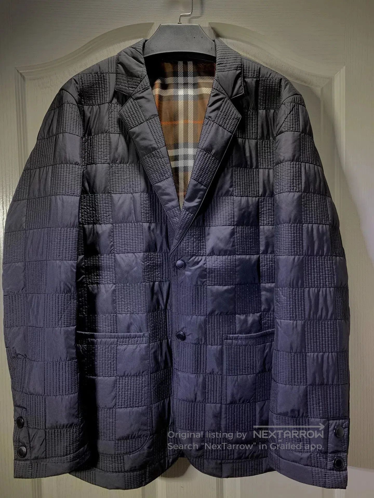 Japanese Brand Burberry Men's Business Casual Cotton Blazer. Size US M / EU 48-50 / 2 - 1 Thumbnail