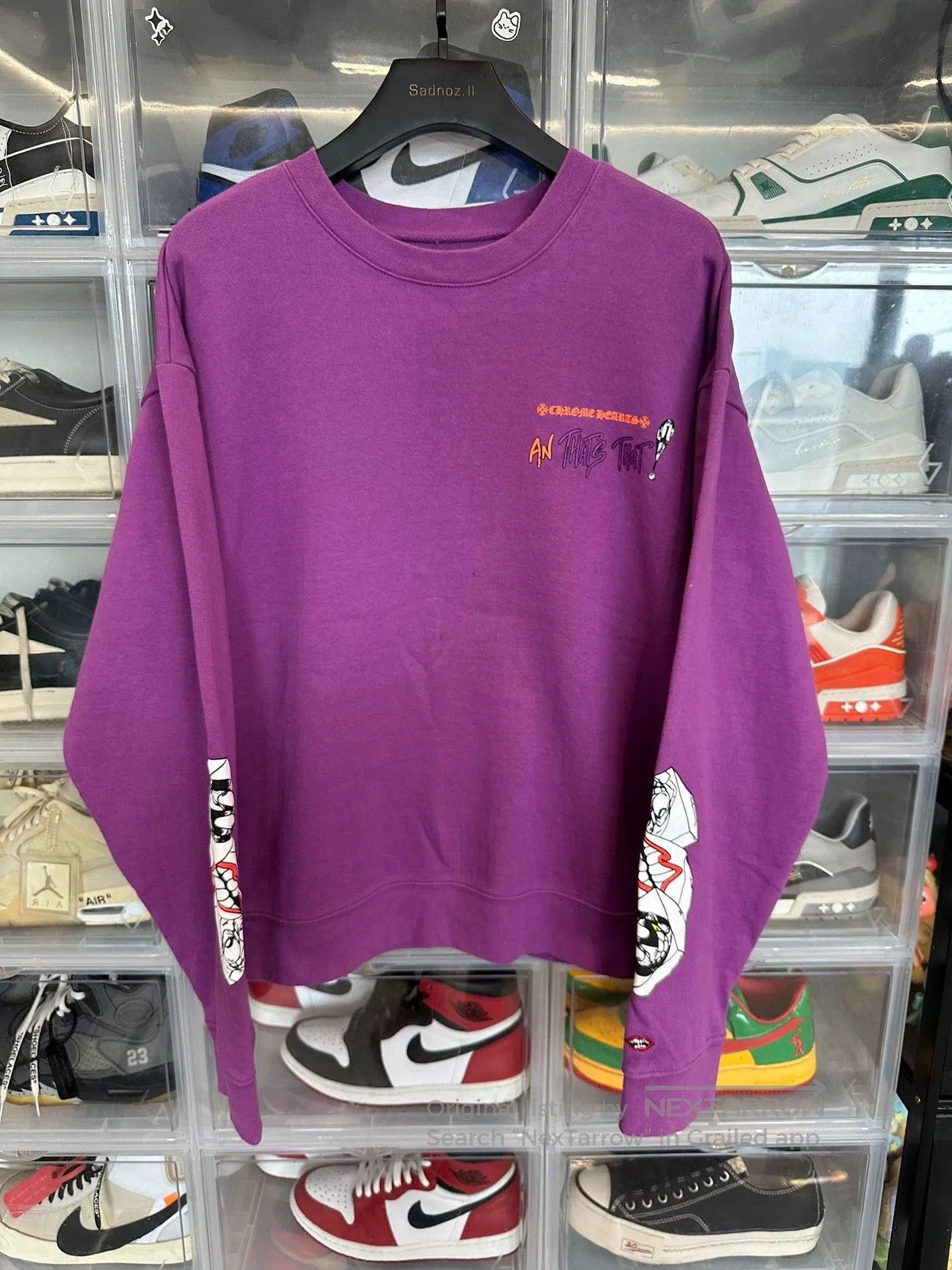 Chrome Hearts purple mattyboy graphic sweatshirt by chrome hearts. Size US L / EU 52-54 / 3 - 1 Thumbnail