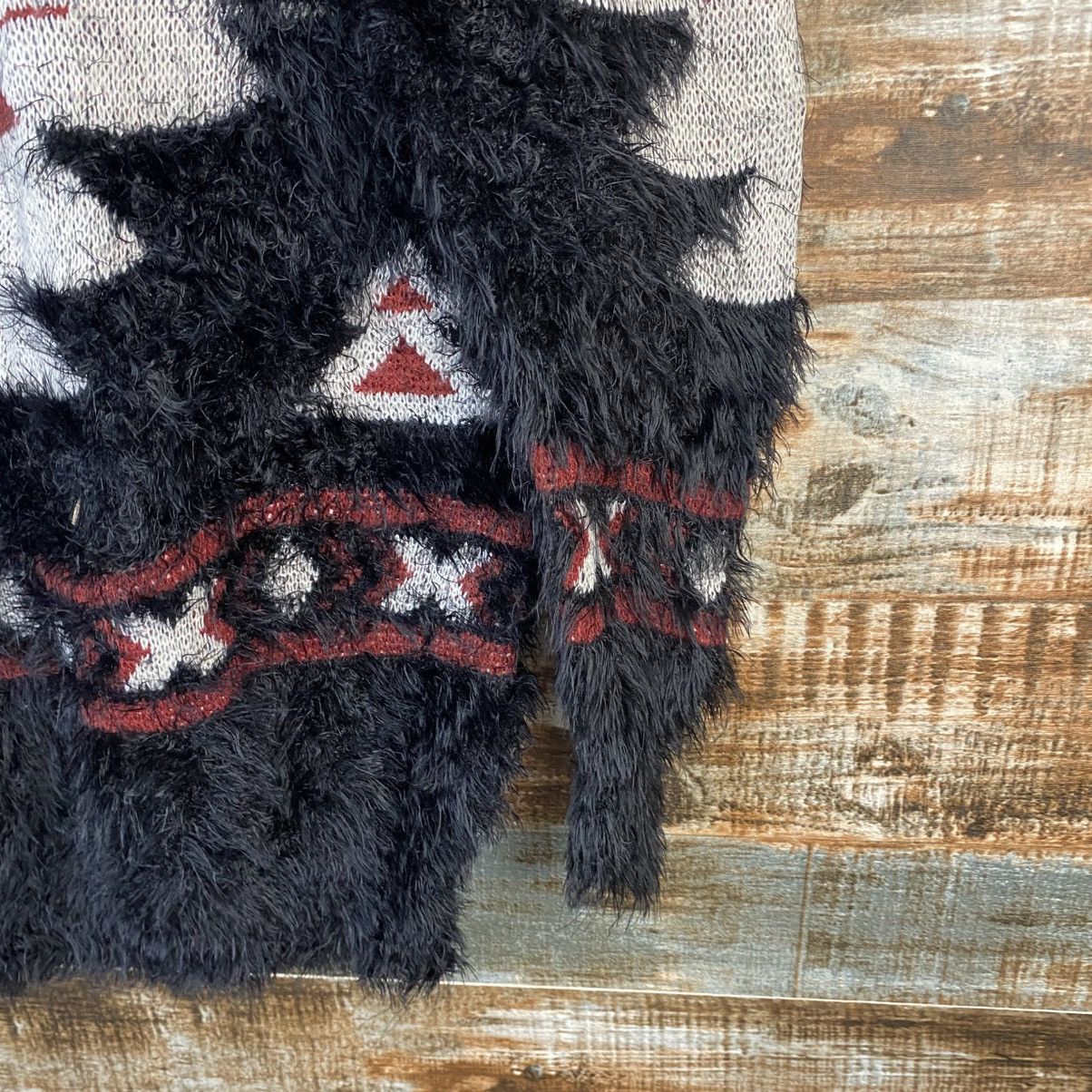 Homespun Knitwear DL Gorge Black Mohair Knitwear #C1107 Size M / US 6-8 / IT 42-44 - 8 Thumbnail