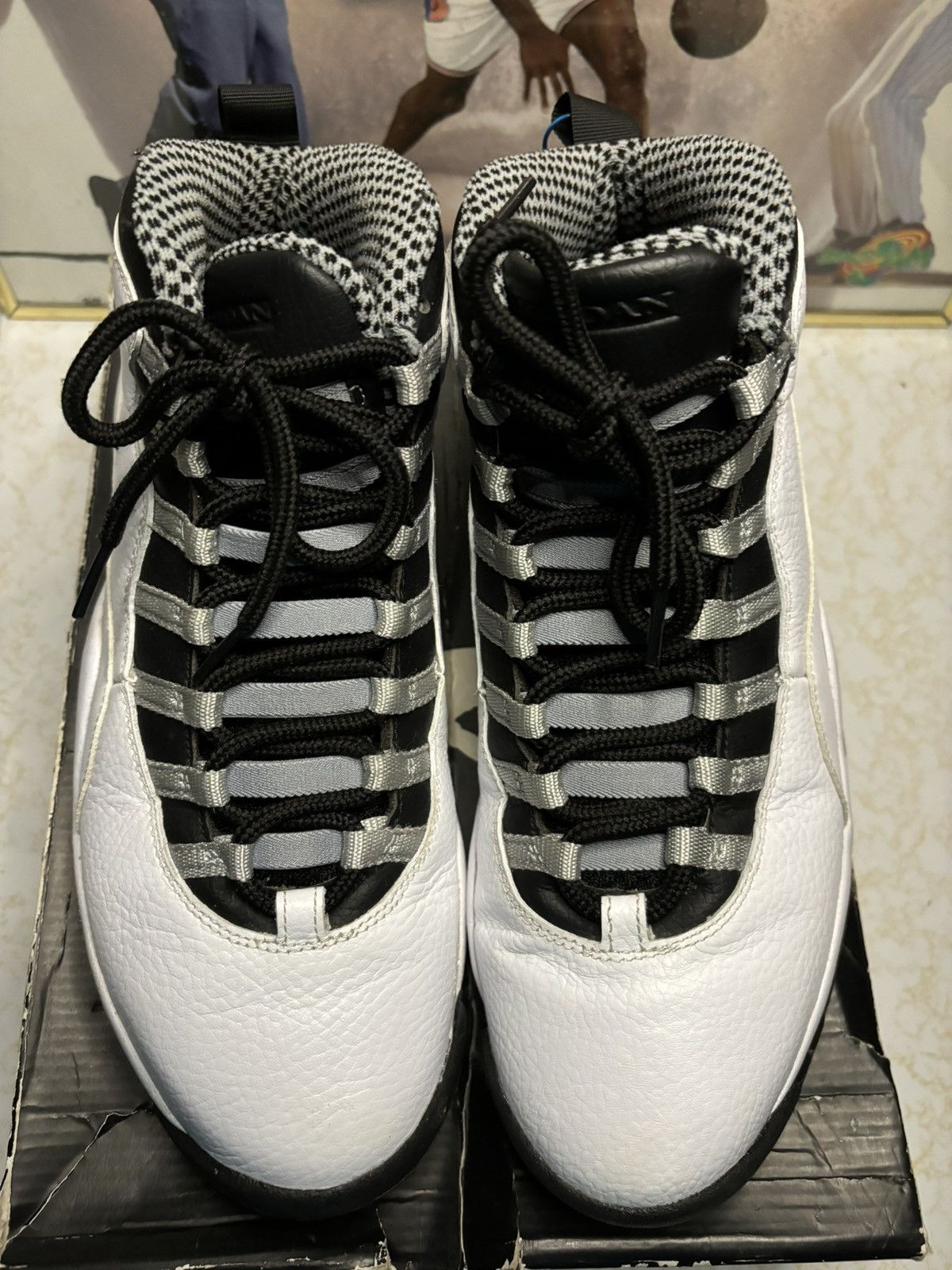 Jordan Brand Air Jordan 10 Retro 2013 Steel 2013 Size US 10 / EU 43 - 2 Thumbnail