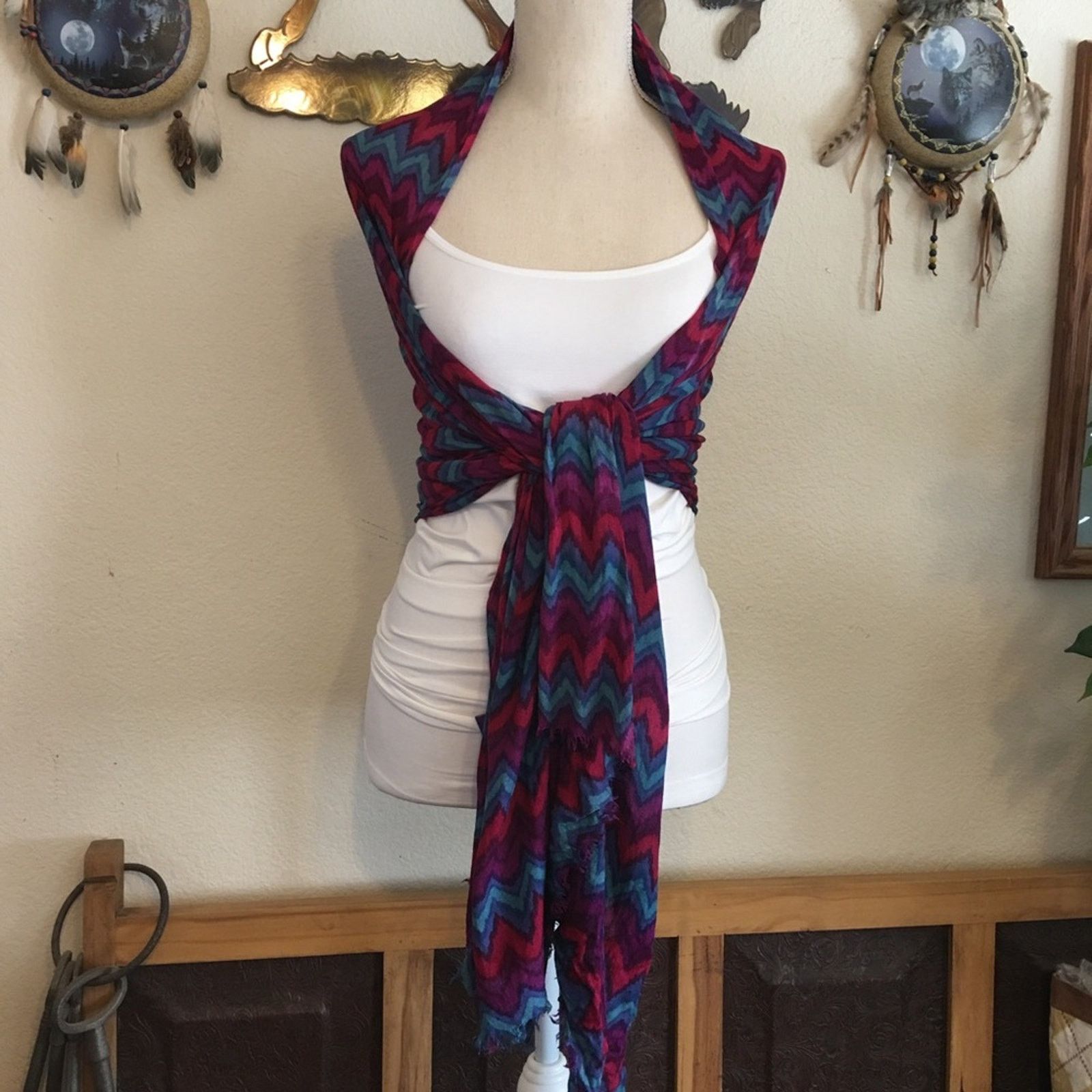 Other Curations by Stefanie Greenfield colorful scarf Size ONE SIZE - 1 Thumbnail