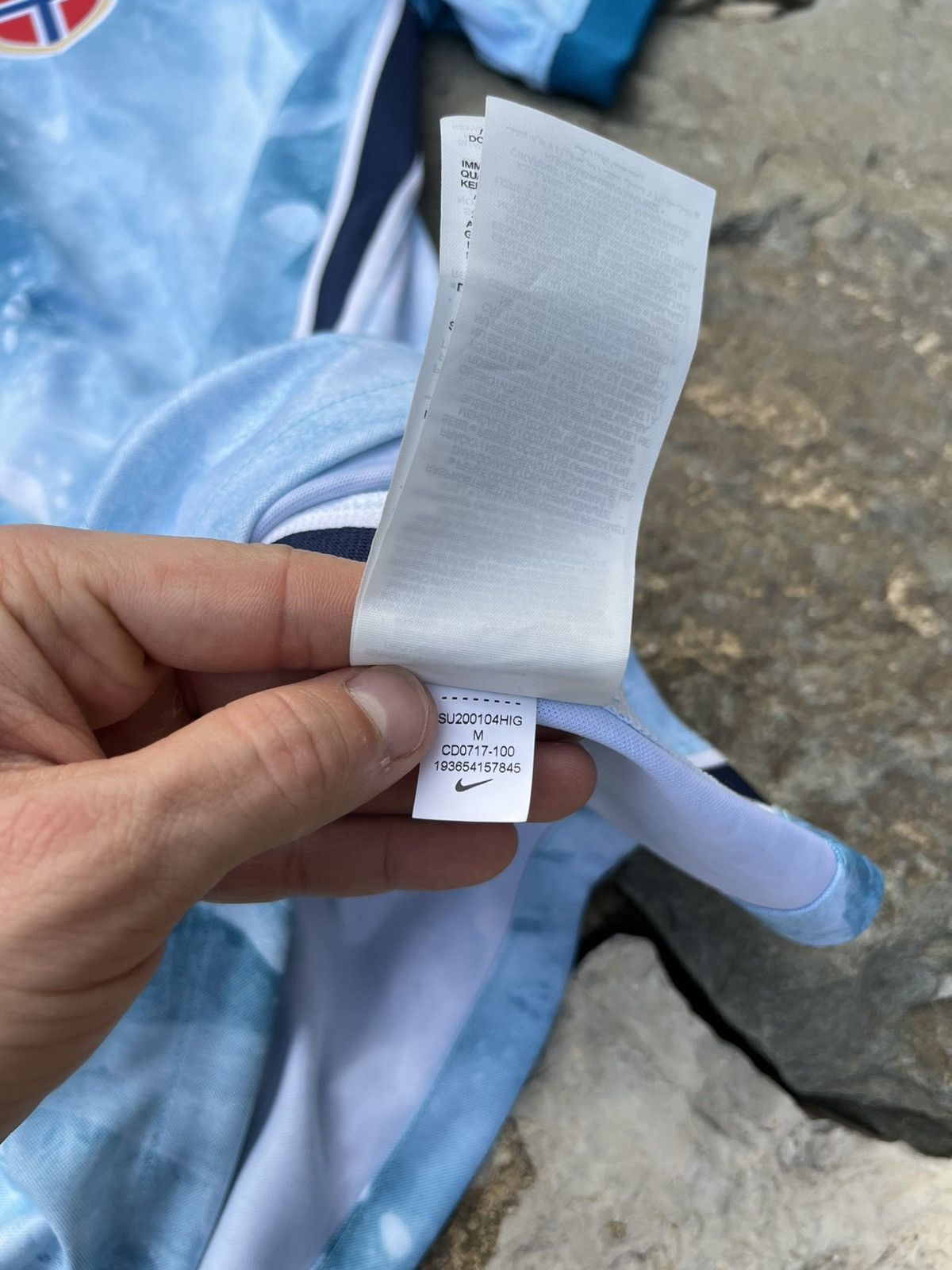 Nike Nike Norway 2020/2021 away jersey t-shirt limited ice print Size US M / EU 48-50 / 2 - 17 Thumbnail